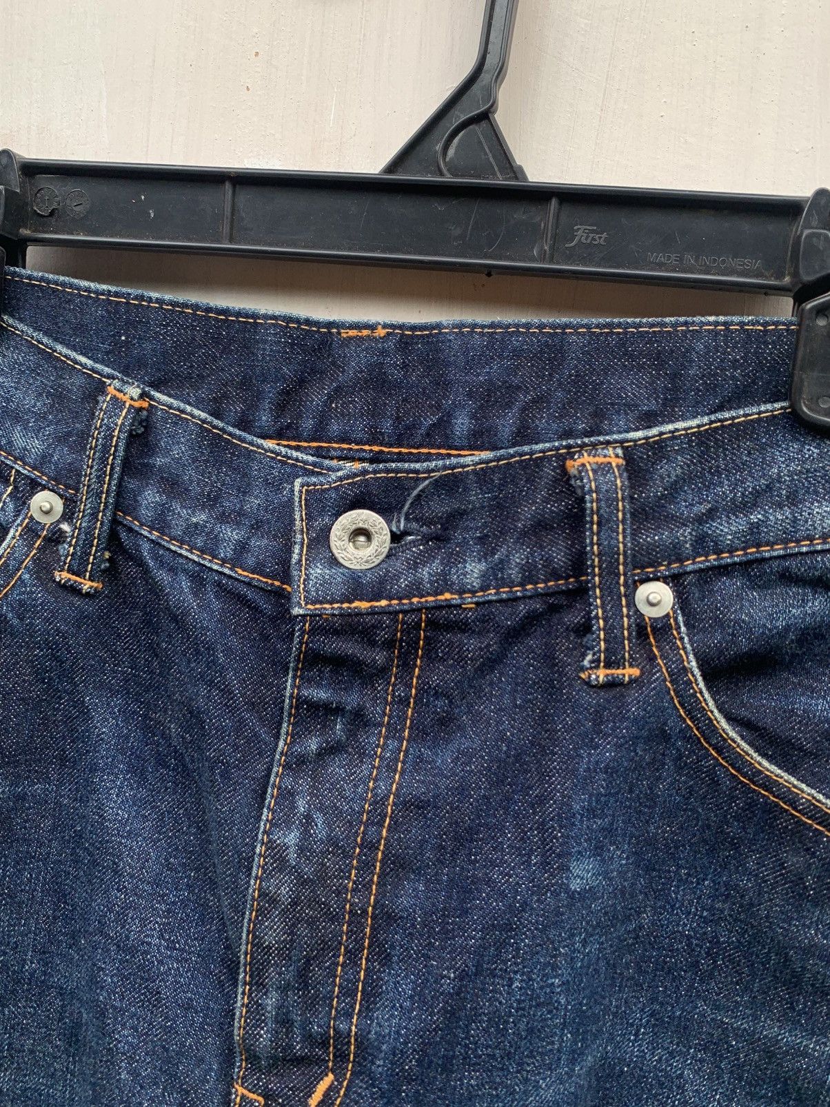 WHIZ LIMITED Japanese brand Whiz limited ripped selvedge denim if six lgb Size US 32 / EU 48 - 8 Thumbnail