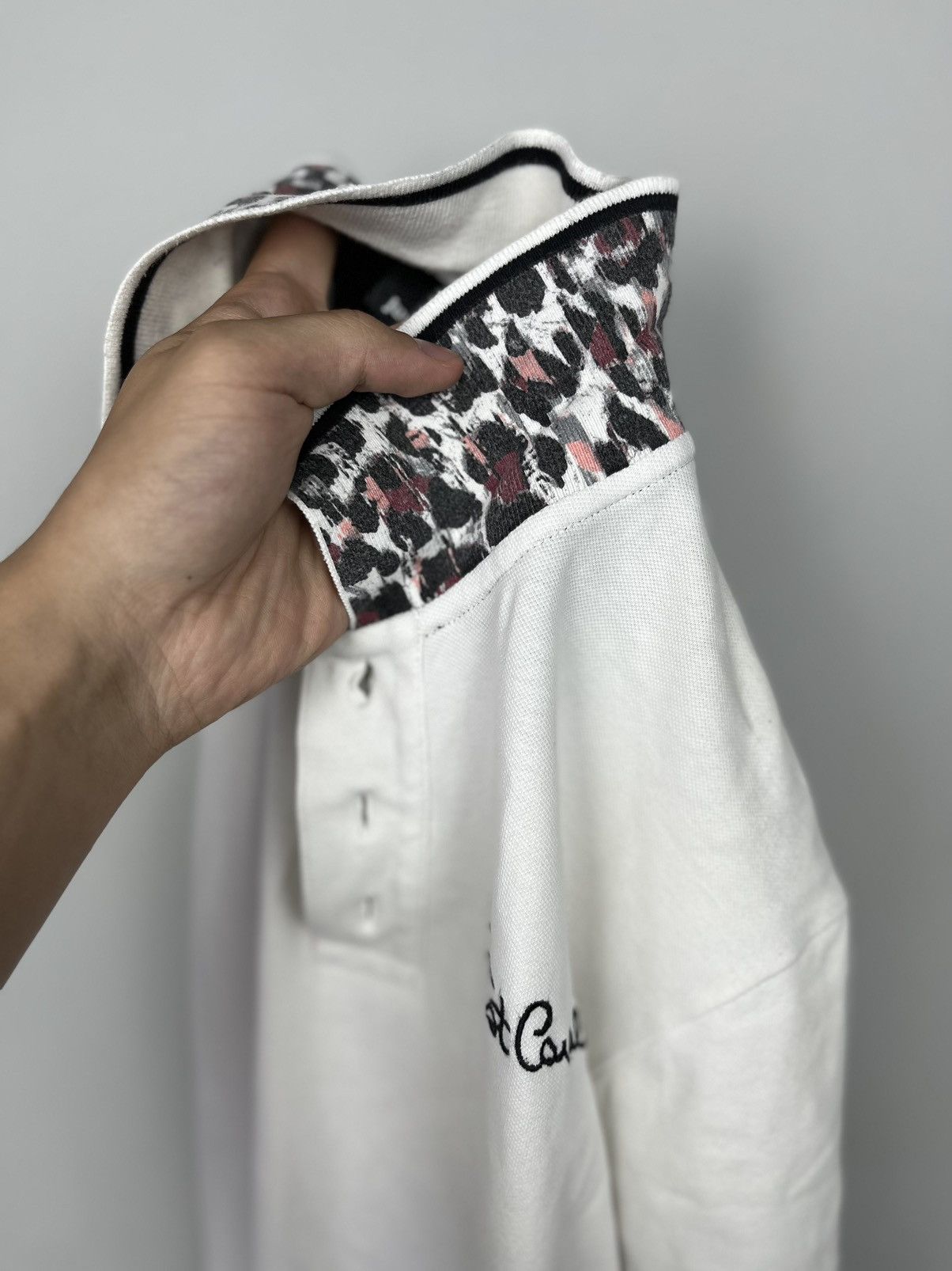 Just Cavalli × Roberto Cavalli Just Cavalli Logo Print Luxury Lux Polo Size US L / EU 52-54 / 3 - 6 Thumbnail