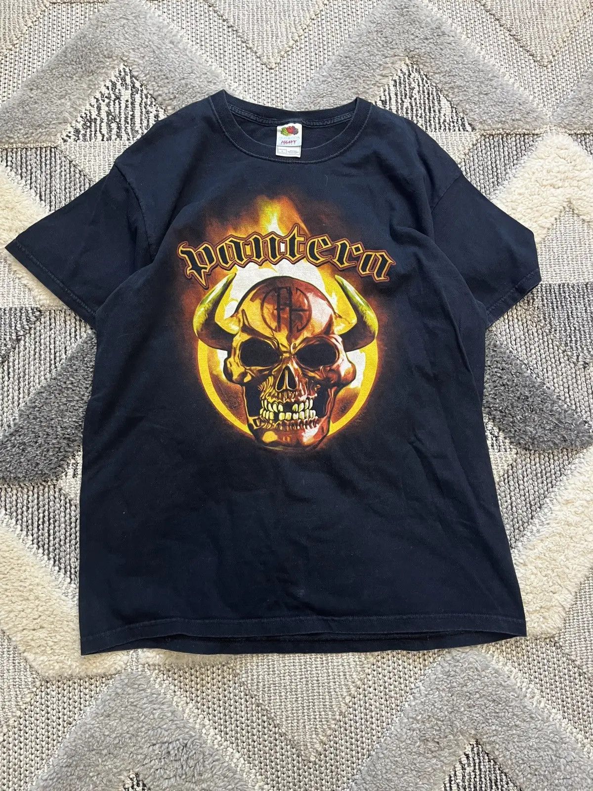 Band Tees VINTAGE PANTERA 2004 SKULL HELL T SHIRT Size US L / EU 52-54 / 3 - 1 Thumbnail