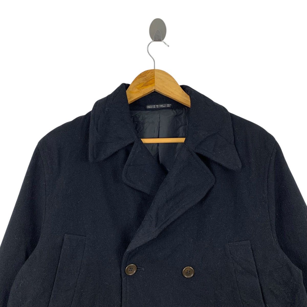 Japanese Brand × Vintage × Yohji Yamamoto Vintage INED YOHJI YAMAMOTO Japanese Brand Wool Blazer Coat Size L / US 10 / IT 46 - 4 Thumbnail