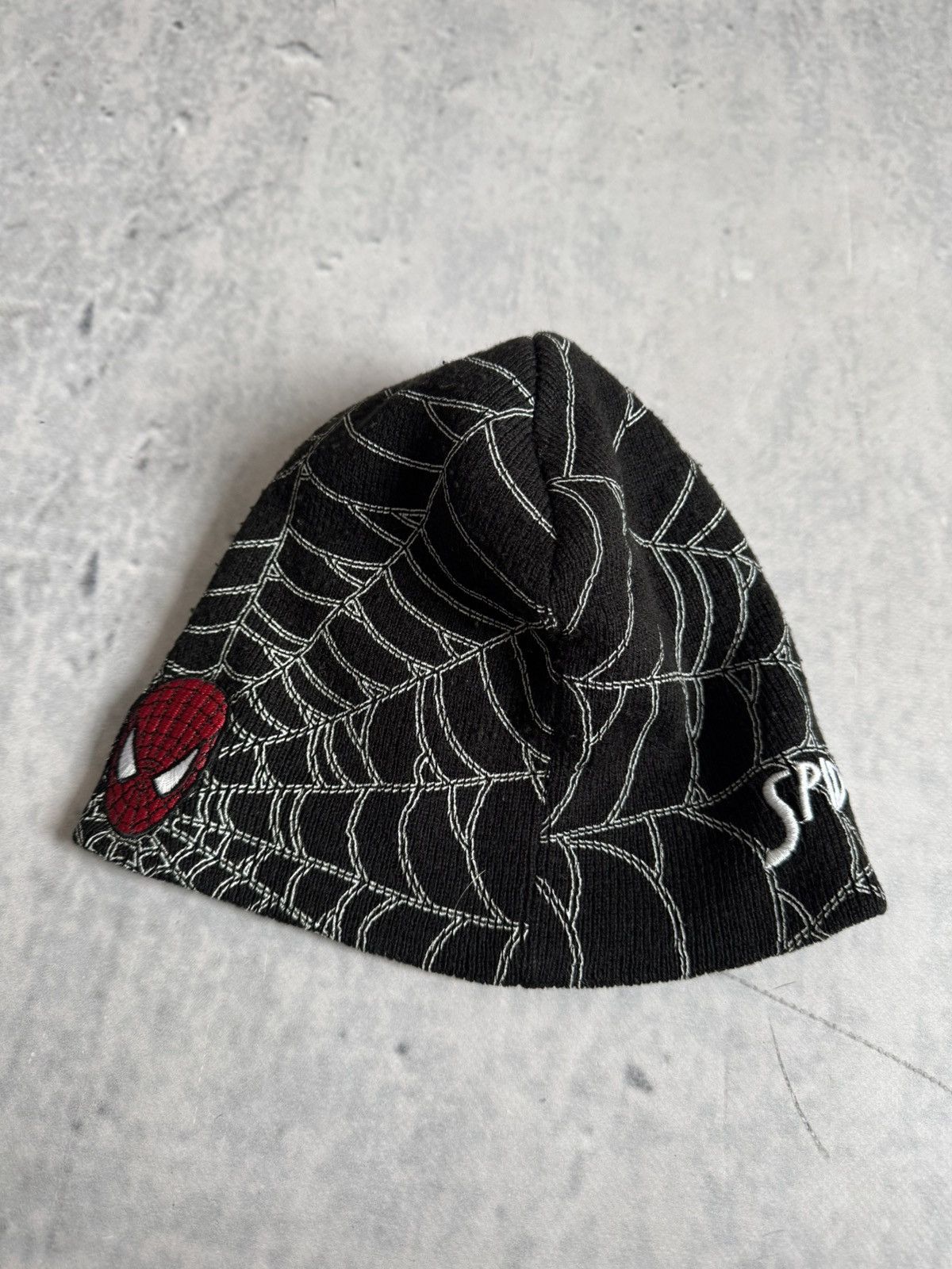 Vintage Vintage Spider-Man Y2K Spіder Web Beanie Hat Size ONE SIZE - 5 Thumbnail