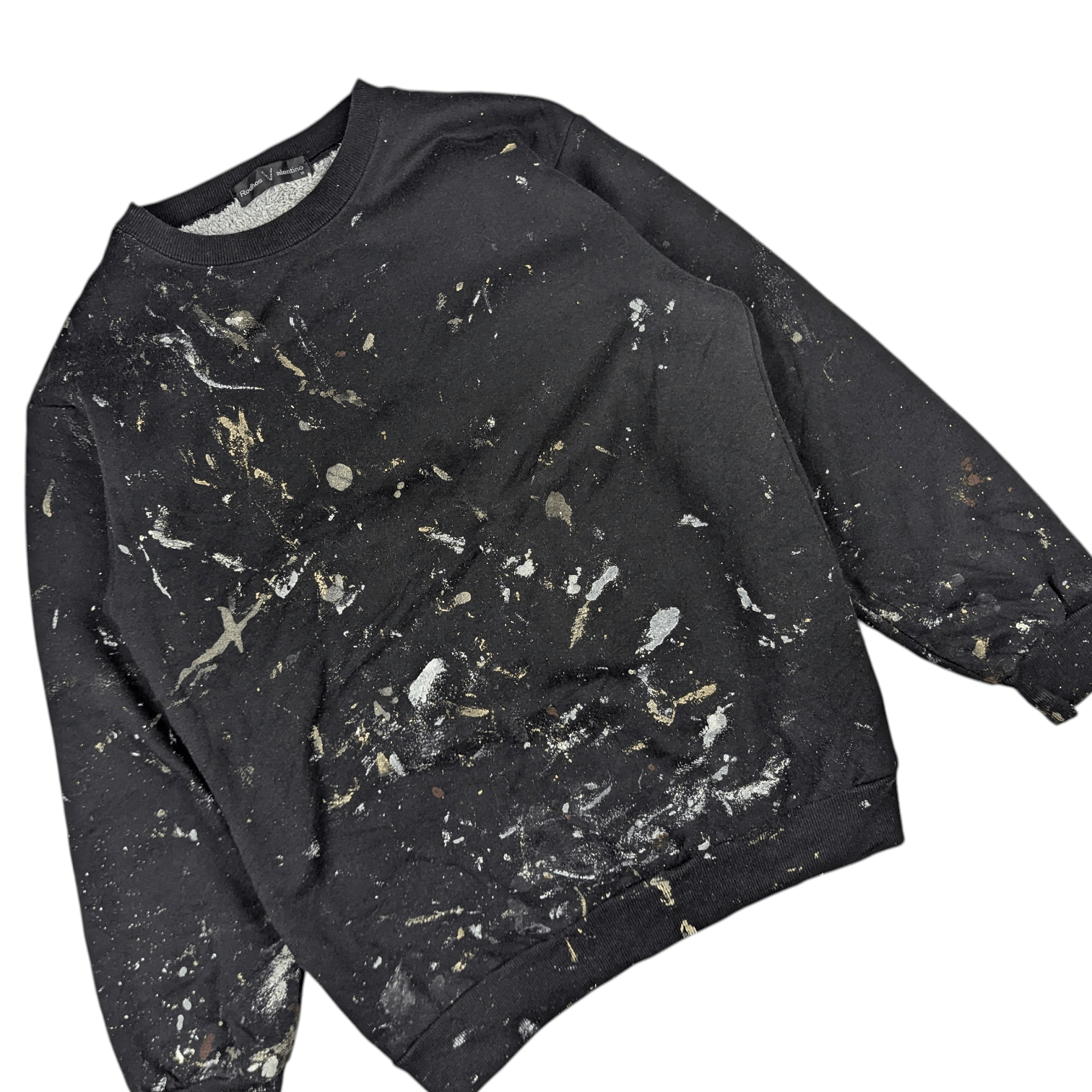 Valentino RODHOS VALENTINO Paint Abstract Nice Design Sweatshirts Size M / US 6-8 / IT 42-44 - 4 Thumbnail