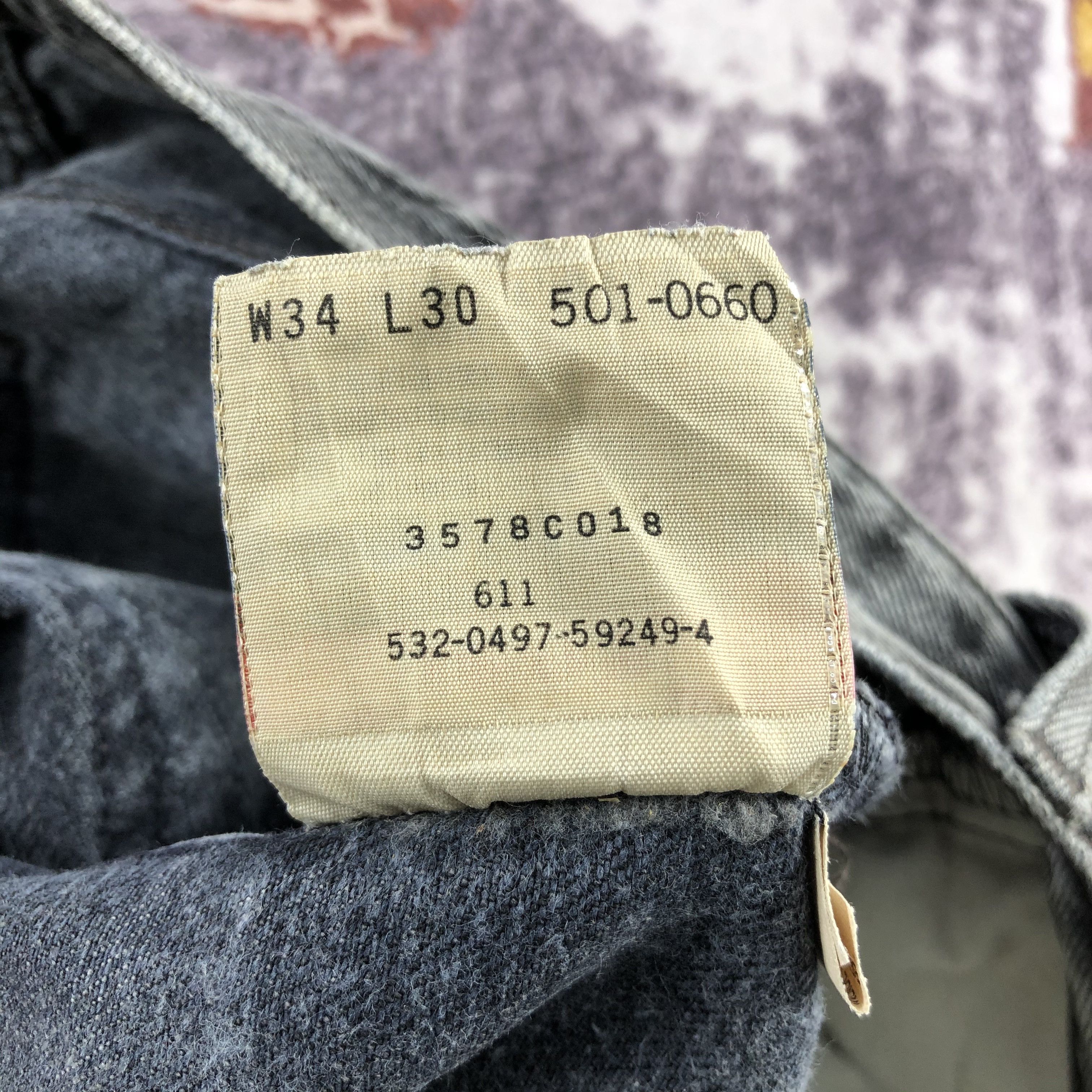 Levi's × Vintage Vintage 90s Levis 501 Sunfaded Jeans-JM2365 Size US 33 - 17 Thumbnail