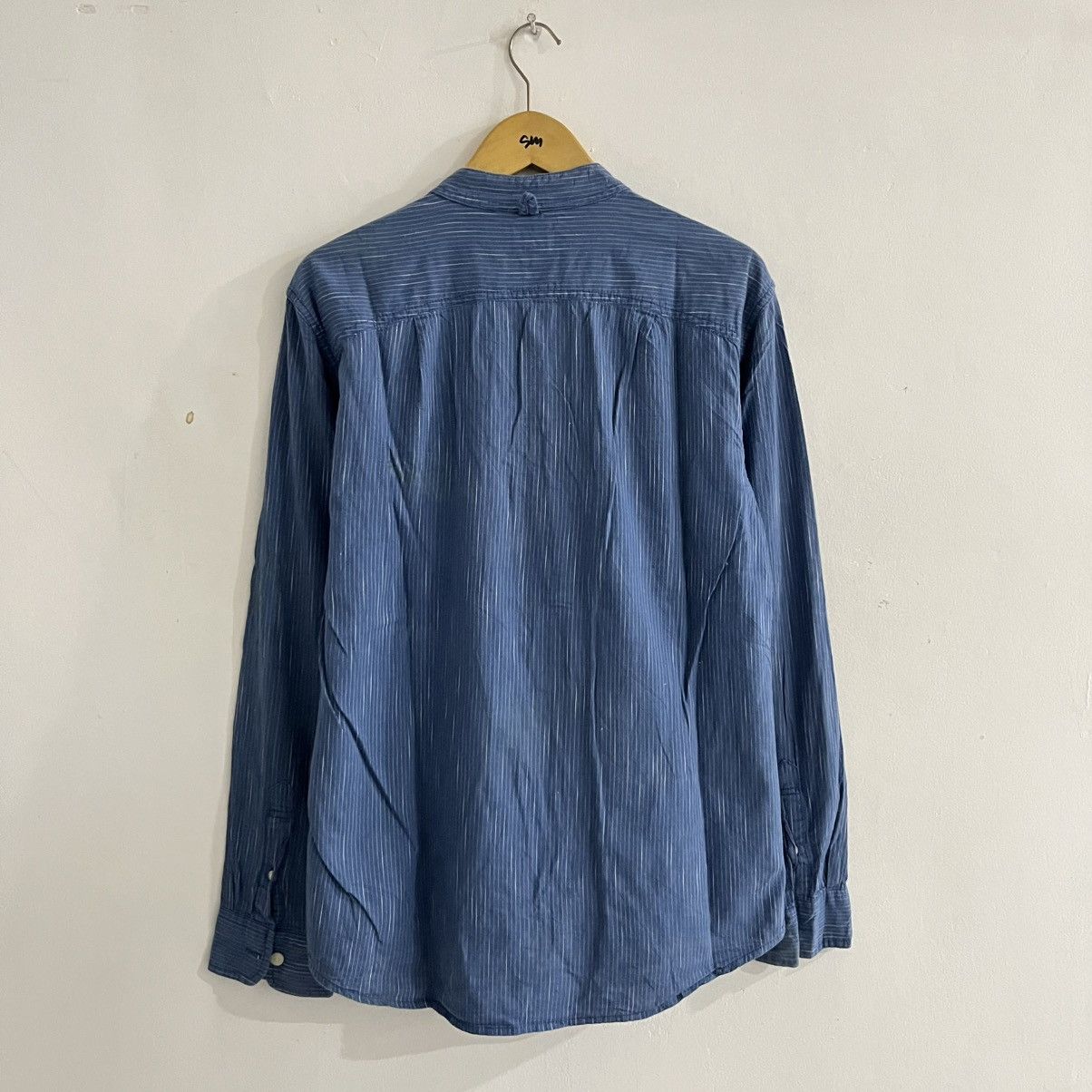 Japanese Brand Whoau - Striped Longsleeve Shirt Size US L / EU 52-54 / 3 - 6 Thumbnail