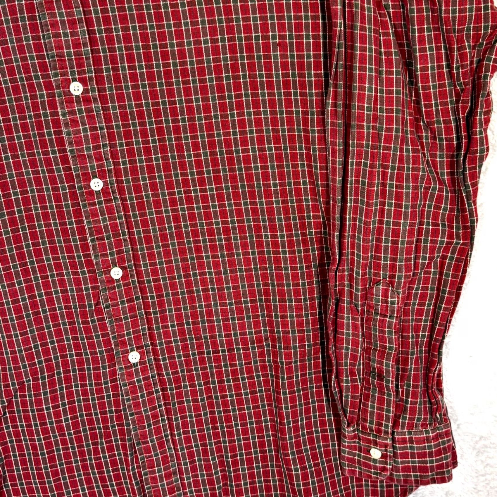 Ralph Lauren Ralph Lauren Blair Button-Down Flannel Shirt Men’s XL Red Plaid 100% Cotton Button Front Vintage No Size US XL / EU 56 / 4 - 6 Thumbnail