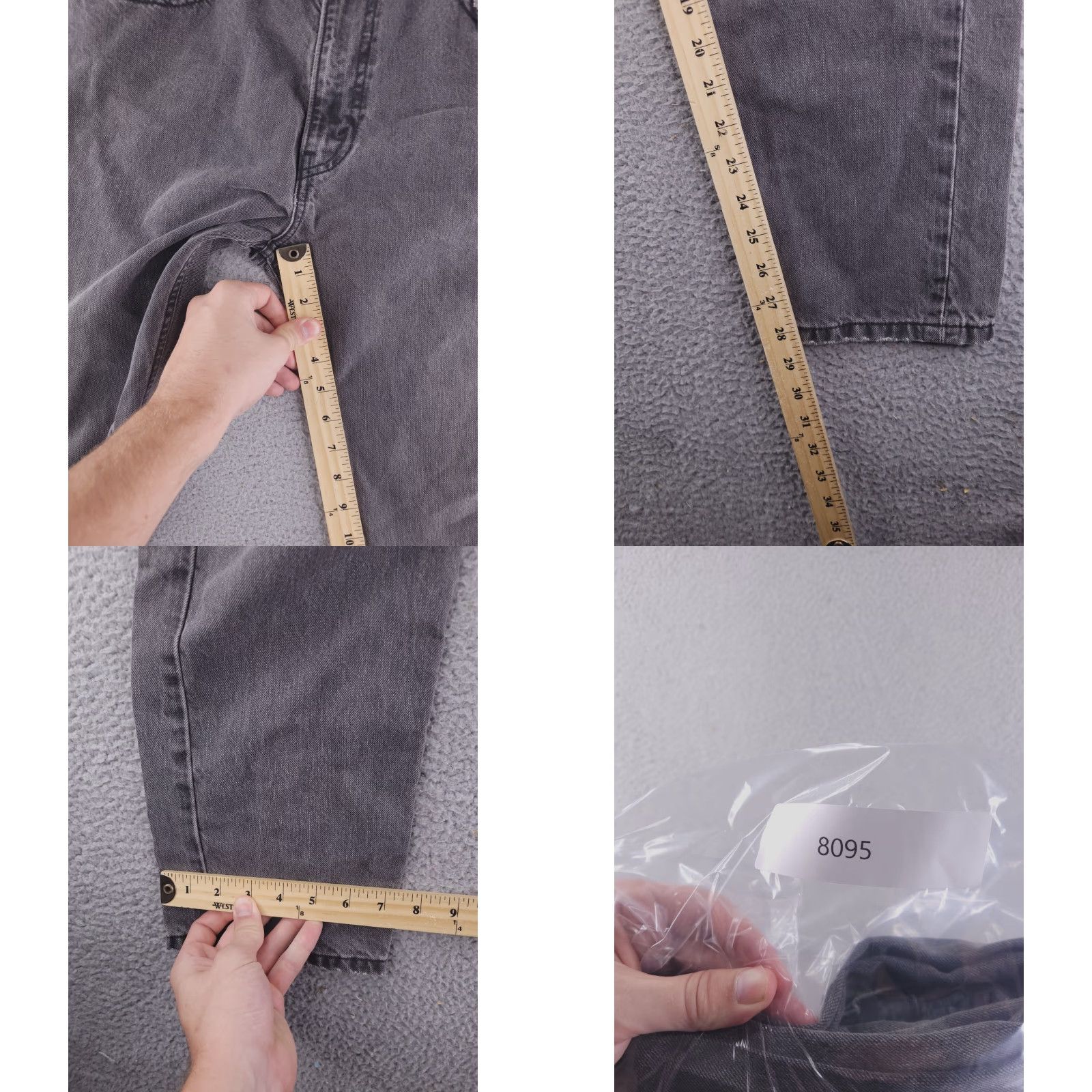Levi's Levi's 508 Jeans Mens 34x28 Black Slim Fit Tapered Regular 34 Inseam Men Color Black Jeans Mens Size US 34 / EU 50 - 8 Thumbnail