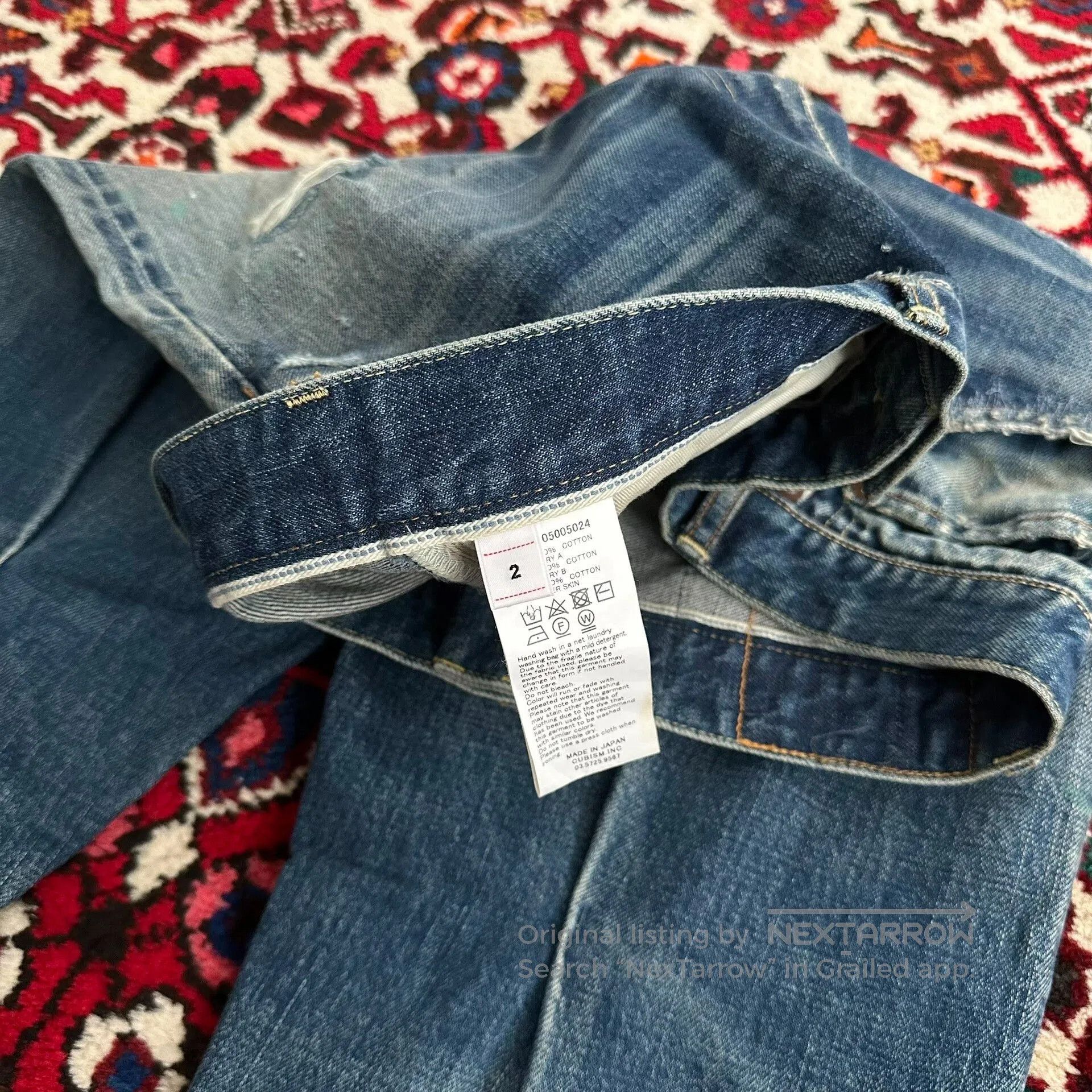 Visvim visvim journeyman denim jeans size 2. Size US 27 - 6 Thumbnail