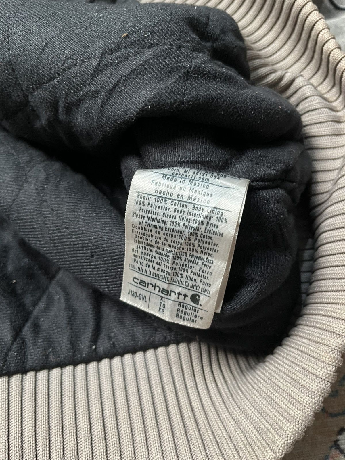 Carhartt Vintage Thrashed Carhartt J130GVL Active Jacket Gravel Grey Size US XL / EU 56 / 4 - 9 Thumbnail