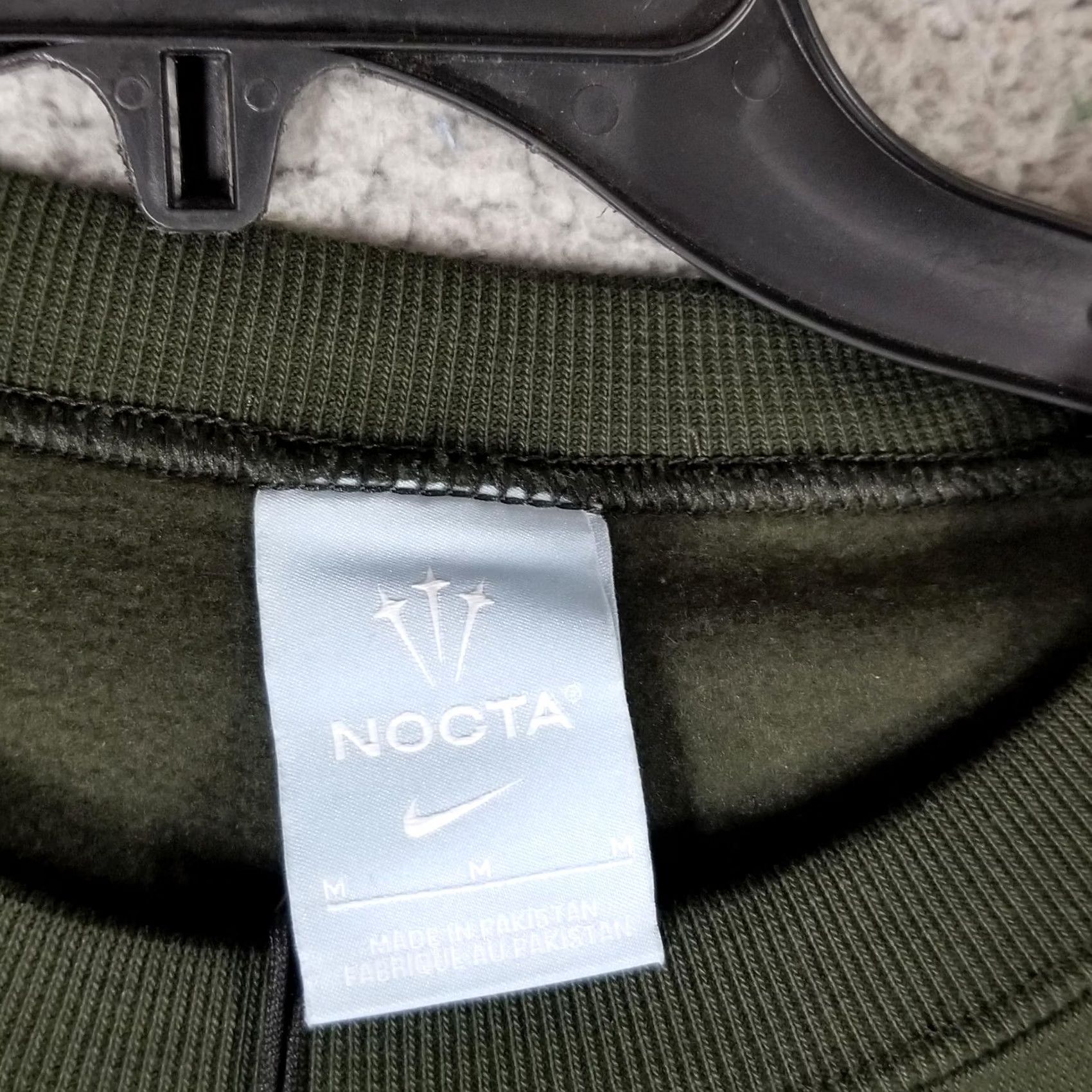 Nike NOCTA Sweatshirt Mens M Crewneck Pullover Green Nike Drake FQ3553-355 Size US M / EU 48-50 / 2 - 4 Thumbnail