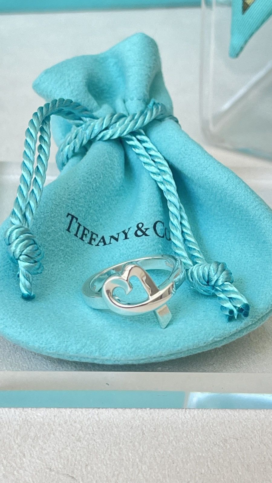 Tiffany & Co. Tiffany & Co. Open Heart Ring in Silver size 6 $300 NEW Size ONE SIZE - 6 Thumbnail