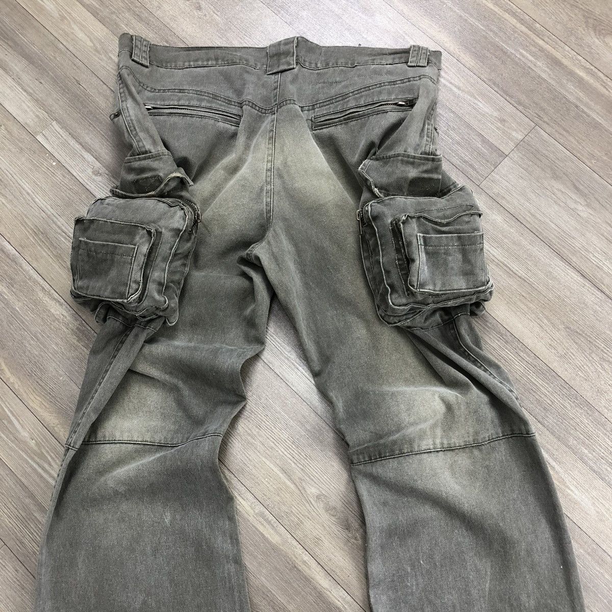 Beauty Beast × If Six Was Nine × Le Grande Bleu (L.G.B.) 2000s Hysteric Glamour GOA LGB Style 3D Bondage Pants Y2K Size US 33 - 10 Thumbnail