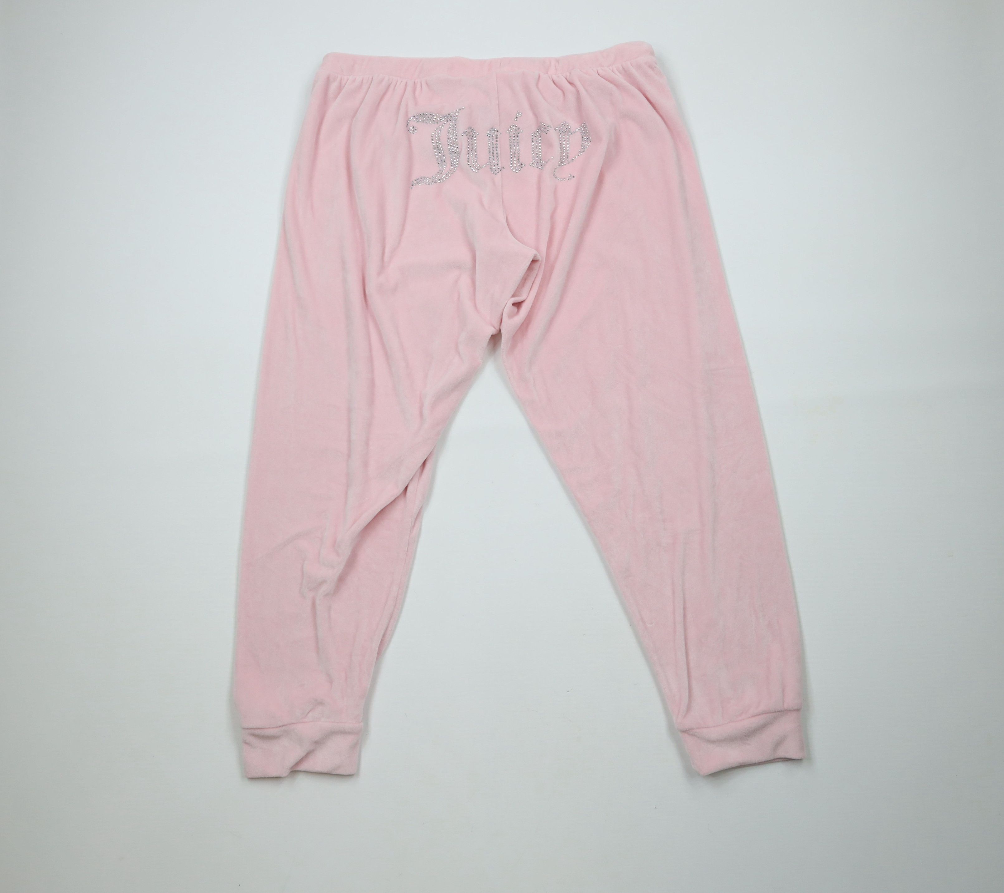 Juicy Couture × Vintage Vintage Y2K Juicy Couture Soft Velour 2 Piece Track Suit Size XL / US 12-14 / IT 48-50 - 17 Thumbnail