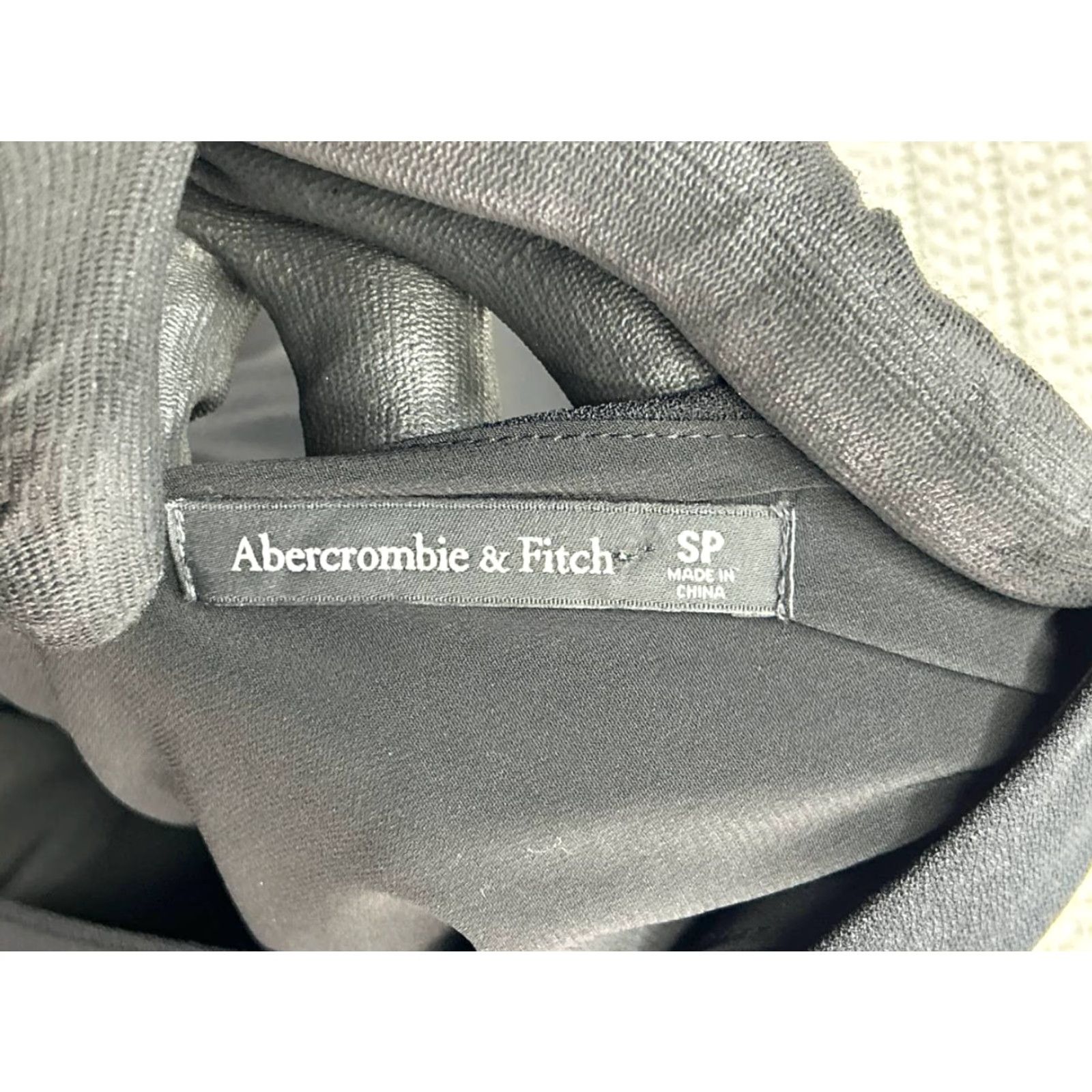 Abercrombie & Fitch Abercrombie & Fitch Dress Blouson Womens Small Petite Black Midi Size S / US 4 / IT 40 - 3 Thumbnail