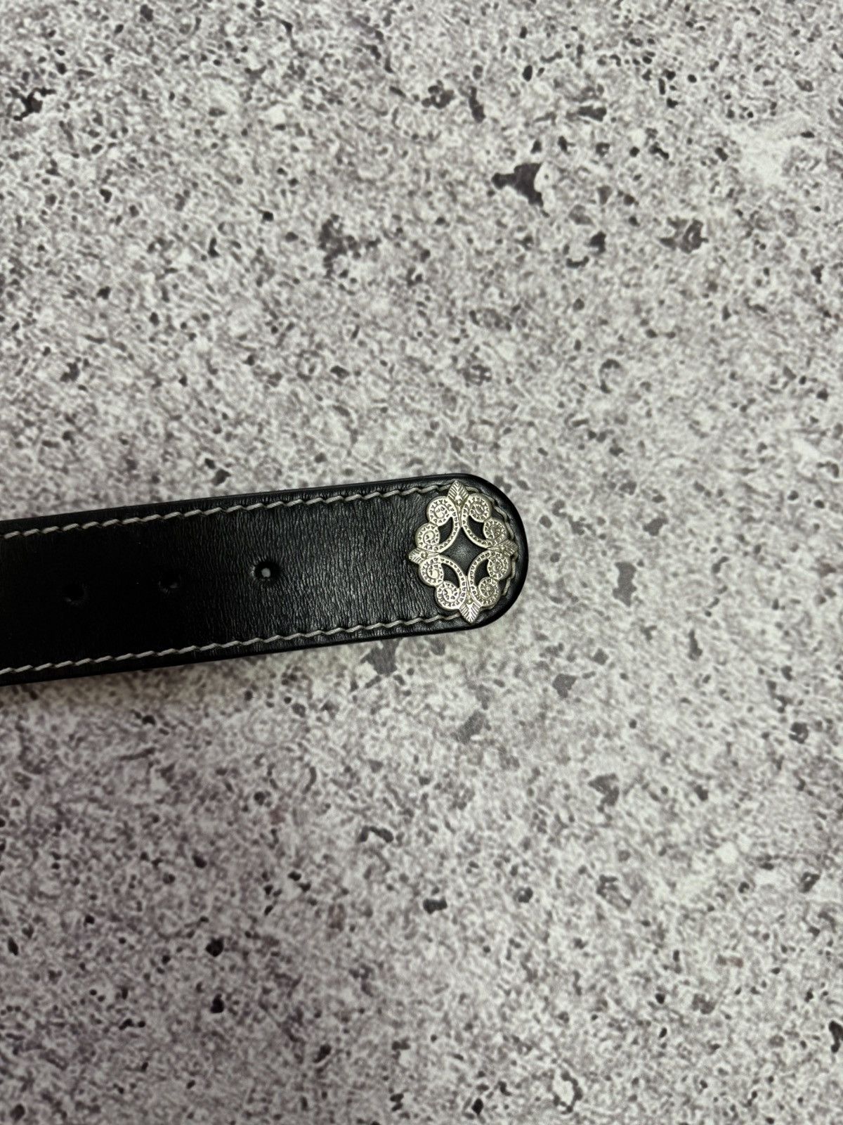 Etro Vintage Luxury Etro Leather Cows Belt Japanese Brand Size ONE SIZE - 11 Thumbnail