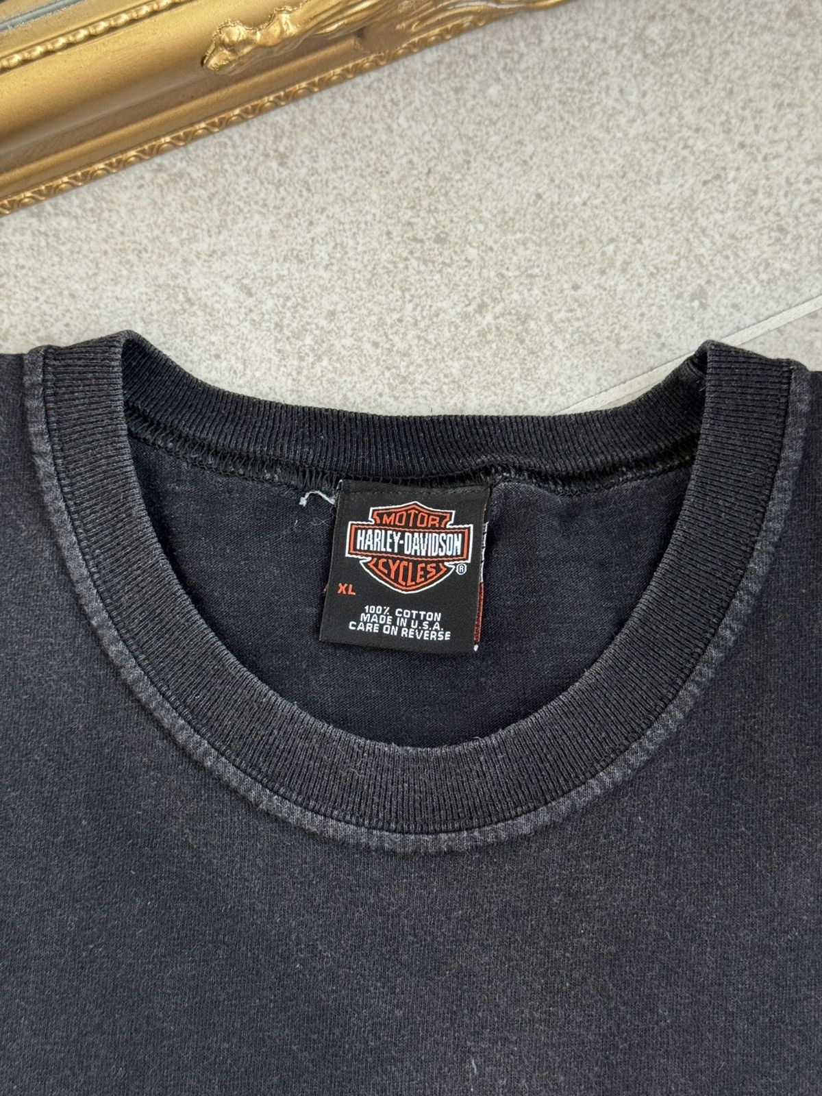 Harley Davidson Vintage 2002 Harley Davidson Sleeveless T-Shirt - Weder Moto Size US XL / EU 56 / 4 - 5 Thumbnail