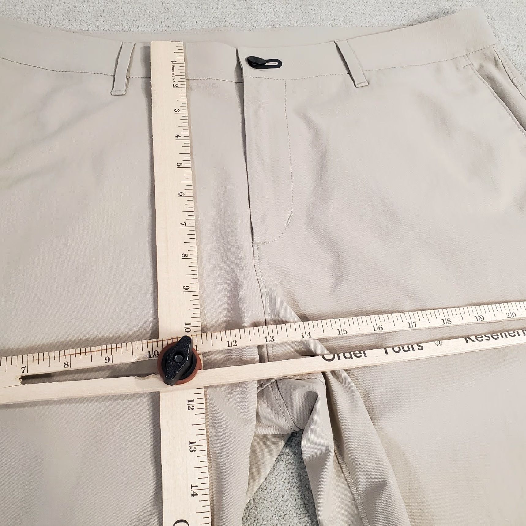Vintage Public Rec Pants Mens 36x30 Beige Straight Leg Performance Stretch Lightweight Casual Chino Pockets Mens Regular Inseam 30 Size US 36 / EU 52 - 4 Thumbnail