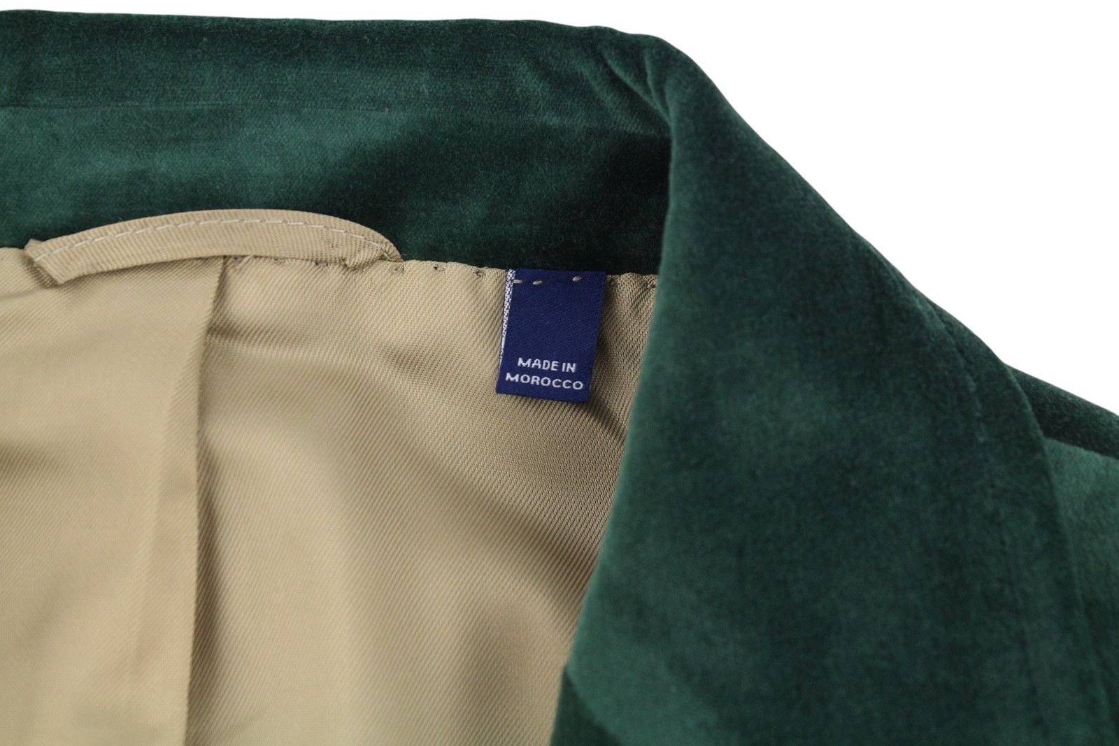 Gant VELVET CLUB EU54 Tartan Green Notch Blazer 87327 Size 44R - 7 Thumbnail