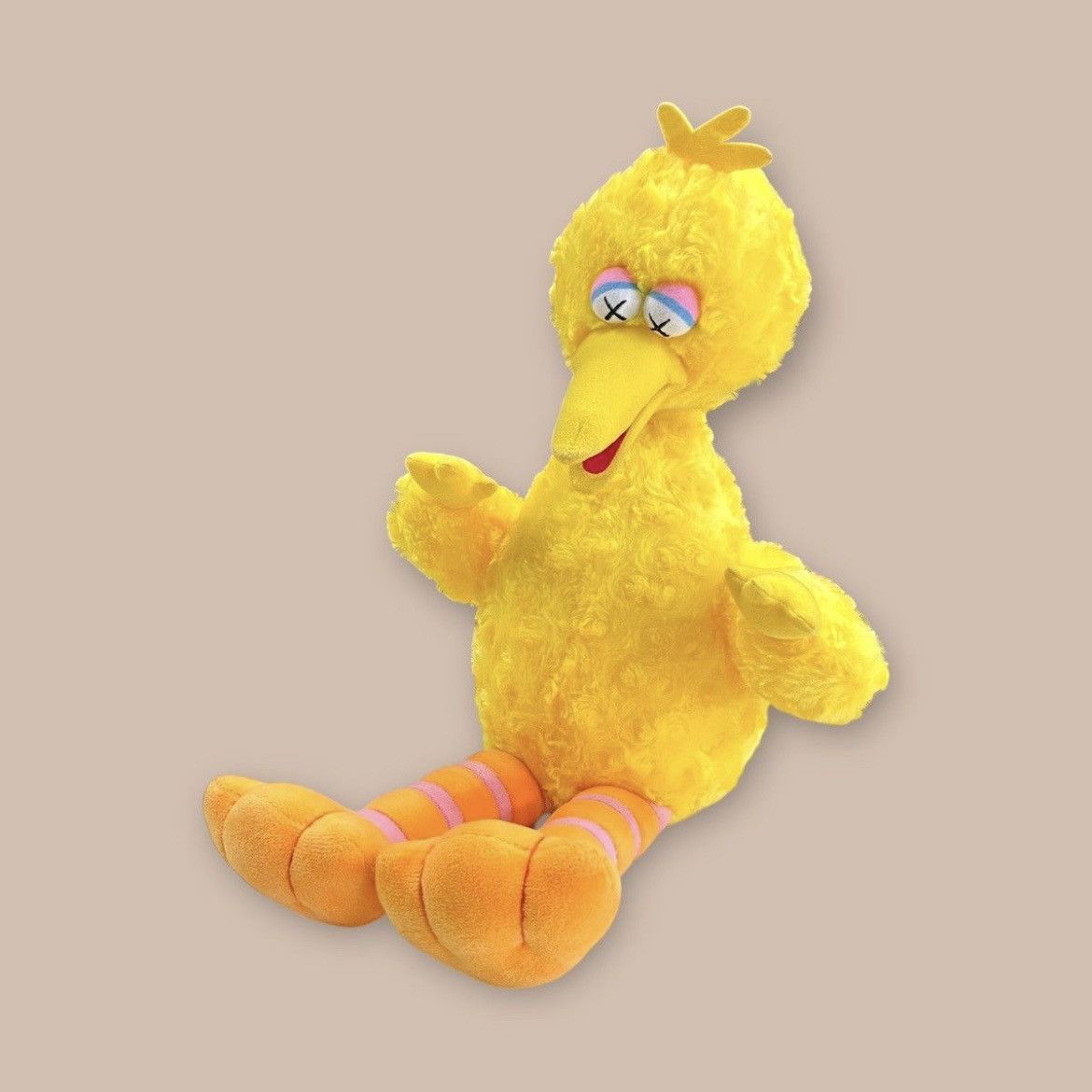 KAWS x Uniqlo x Sesame Street "BIG BIRD" Toy Doll