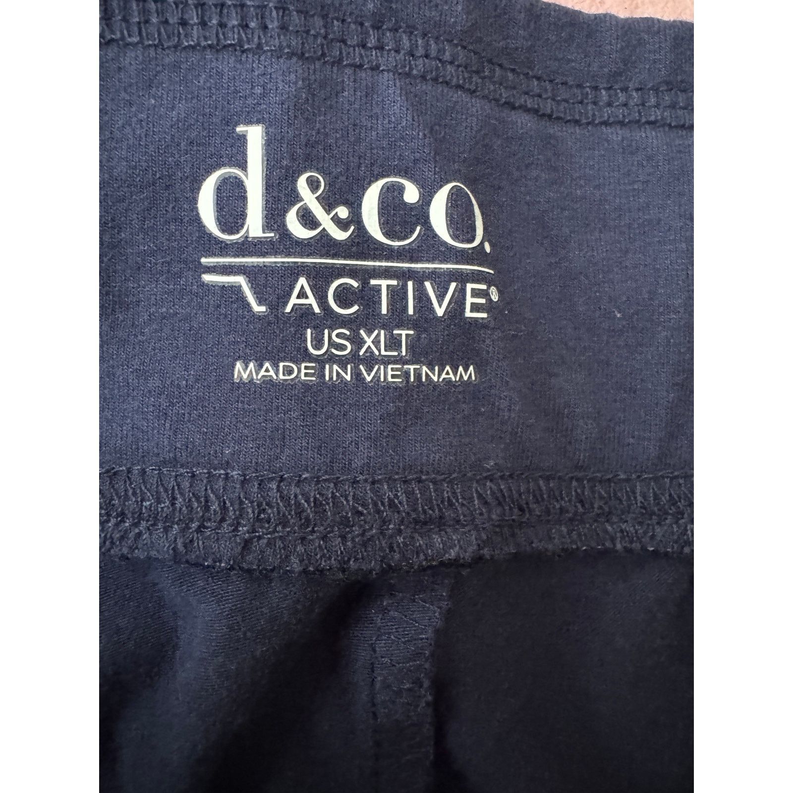 Denim & Co. Denim & Co. Stretch Lightly BootCut Pant Navy Tall XL Size 31" - 9 Thumbnail