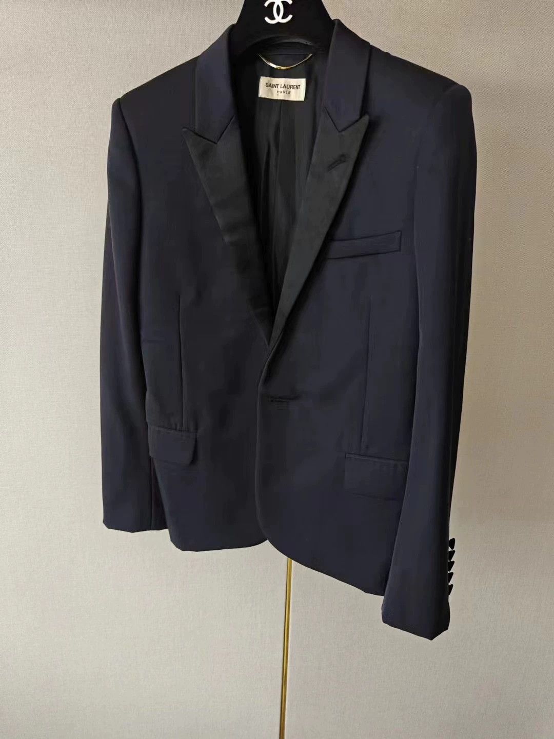 Saint Laurent Paris Saint Laurent Paris Men's Classic Suit Jacket Size US XS / EU 42 / 0 - 1 Thumbnail