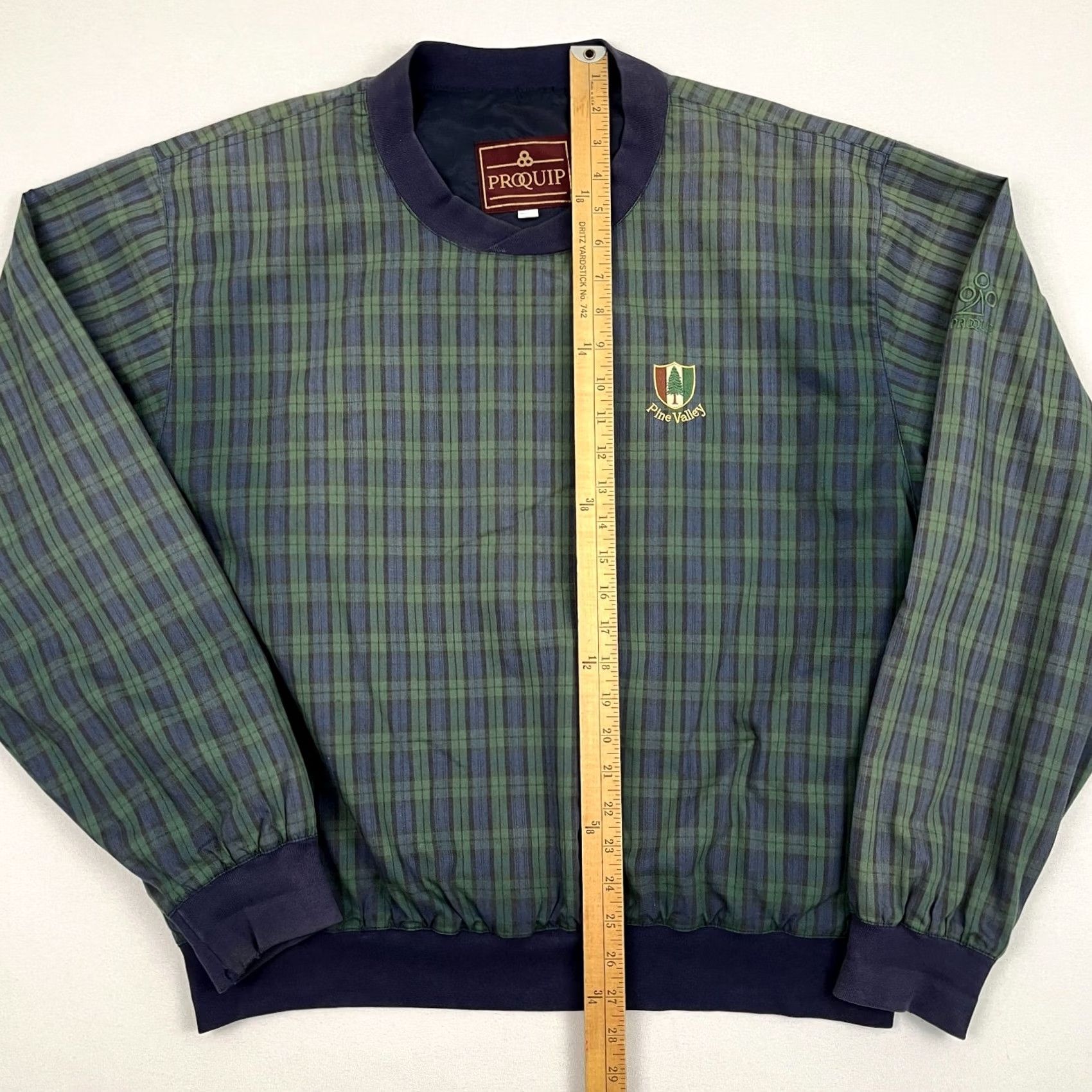 Vintage VTG Pine Valley Golf Club Pullover Mens L Tartan Blackwatch Plaid Retro 90s Y2K Jacket Size US L / EU 52-54 / 3 - 3 Thumbnail