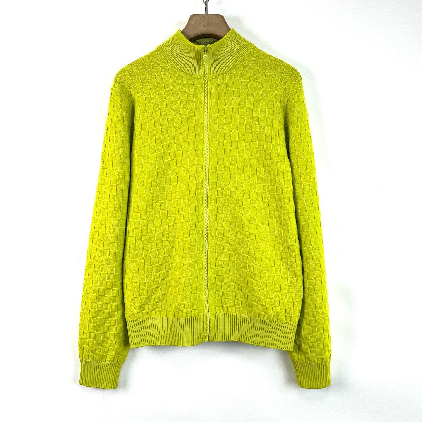 Louis Vuitton Louis Vuitton Damier Green Stand-Collar Sweater Size US S / EU 44-46 / 1 - 1 Thumbnail