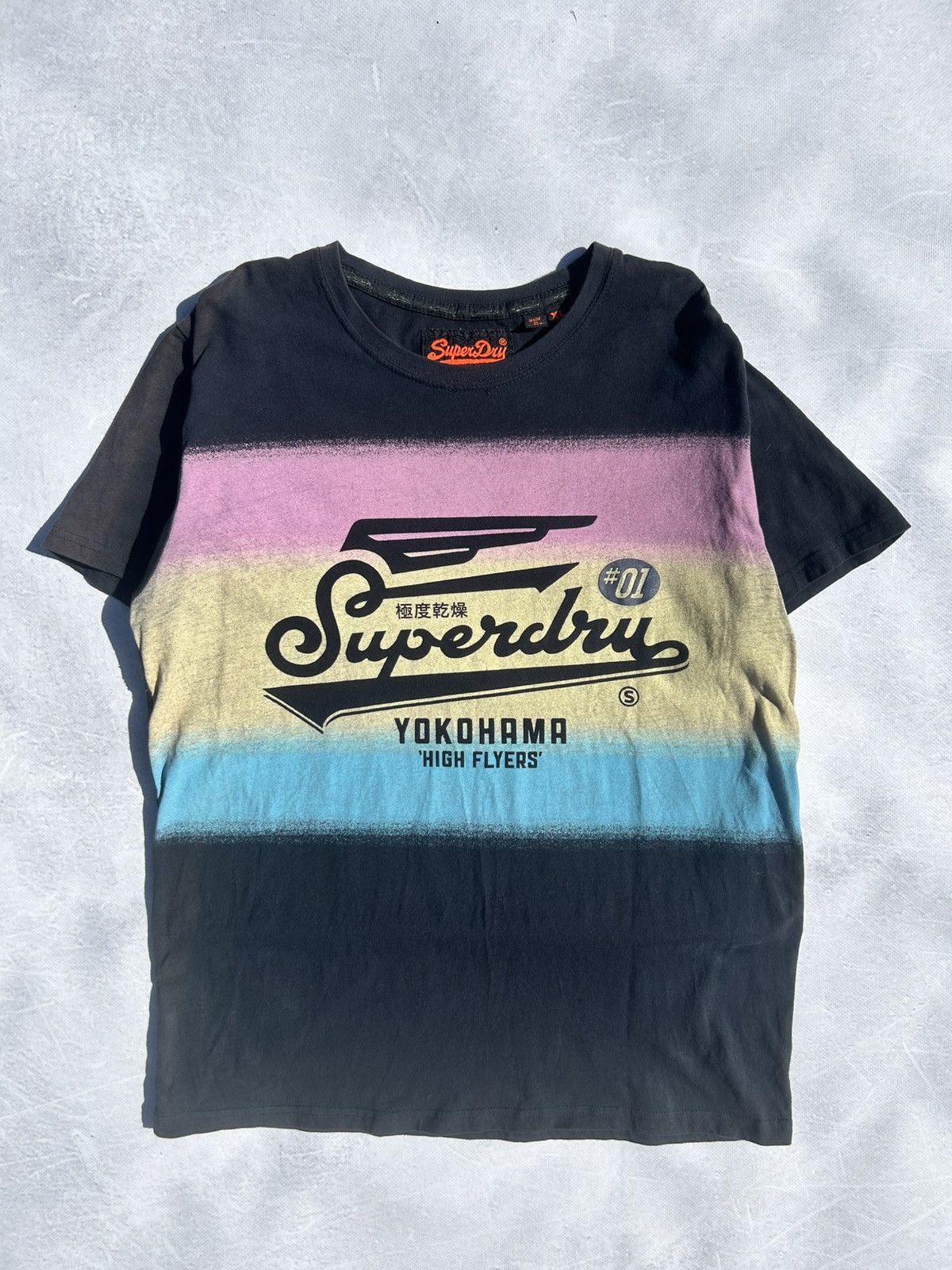 Superdry Superdry Yokohama High Flyers T-Shirt Size Slim Fit XL / L Size US XL / EU 56 / 4 - 1 Thumbnail