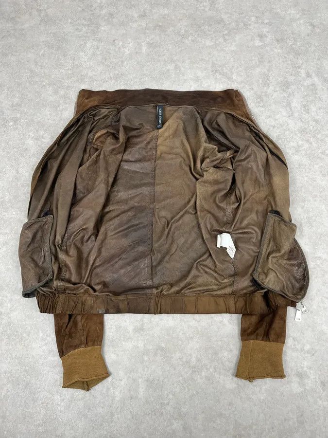 Giorgio Brato 2000s Giorgio Brato Brown Suede Leather Zip-up Jacket Size US M / EU 48-50 / 2 - 9 Thumbnail