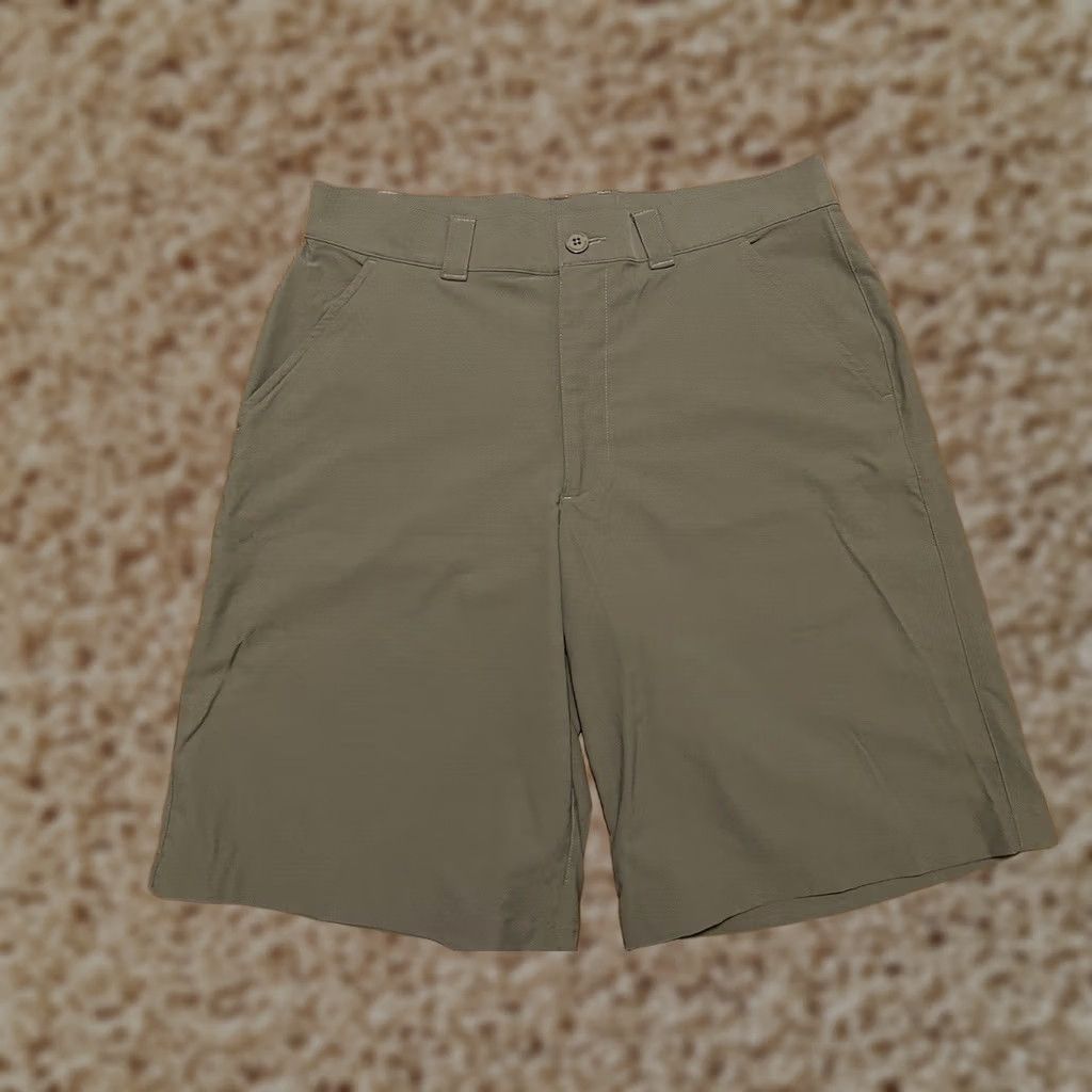 Under Armour Under Armour Bent Grass Gray Nylon Stretch Athletic Golf Chino Shorts - Men's 32 Size US 32 / EU 48 - 1 Thumbnail