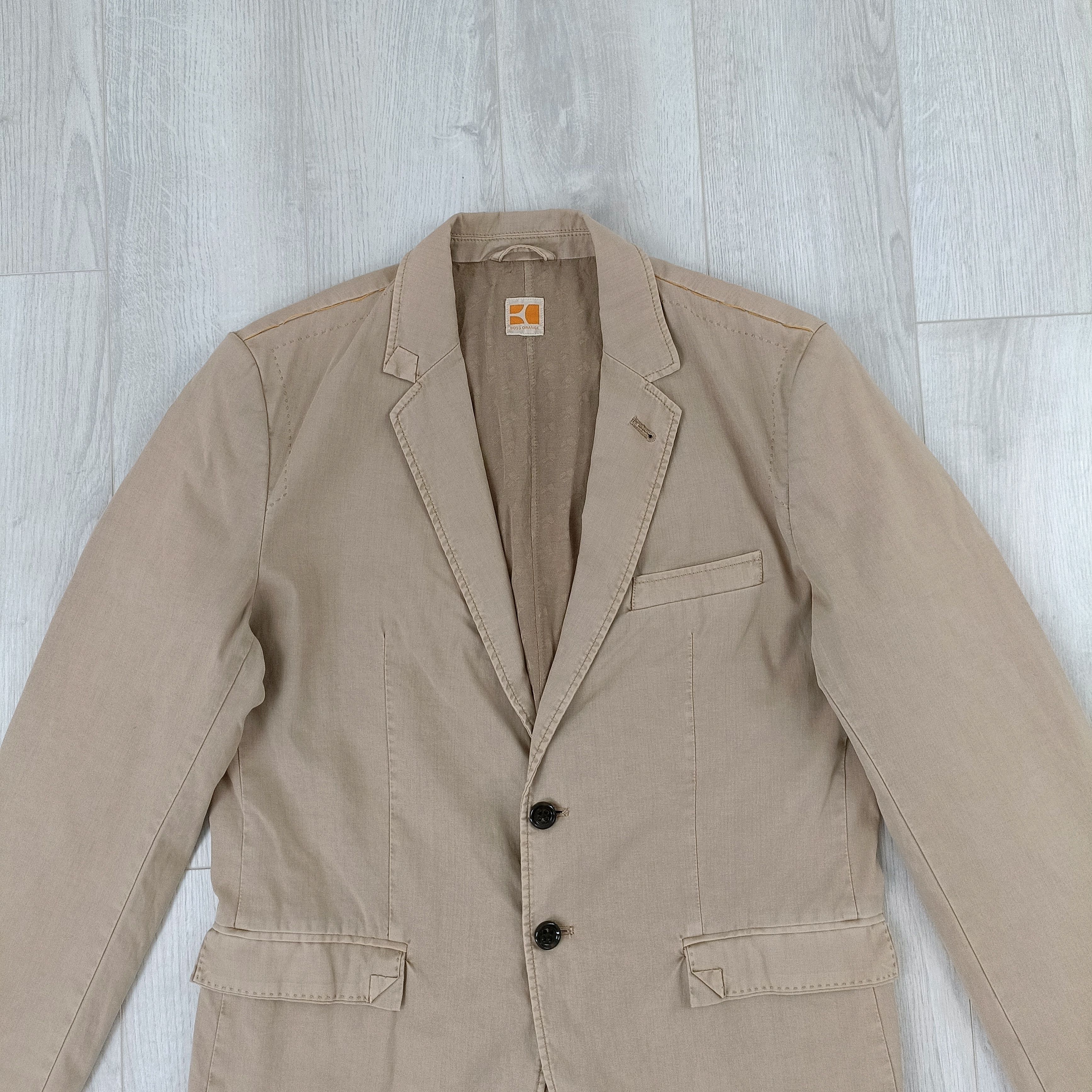 Hugo Boss Men's Beige Cotton Sport Jacket ! Size US M / EU 48-50 / 2 - 4 Thumbnail