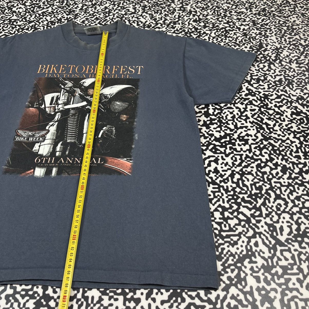 Harley Davidson Vintage 1998 Biketoberfest Harley Single Stitch Faded Tshirt Size US L / EU 52-54 / 3 - 15 Thumbnail