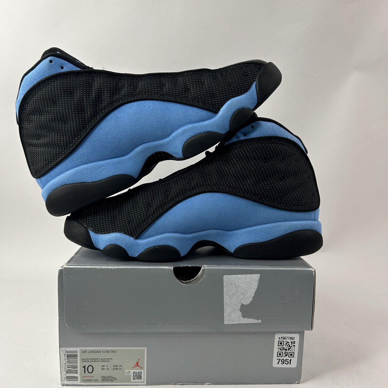 Nike Nike Air Jordan 13 Retro OG “Black University Blue/UNC” 2024 Size US 10 / EU 43 - 3 Thumbnail