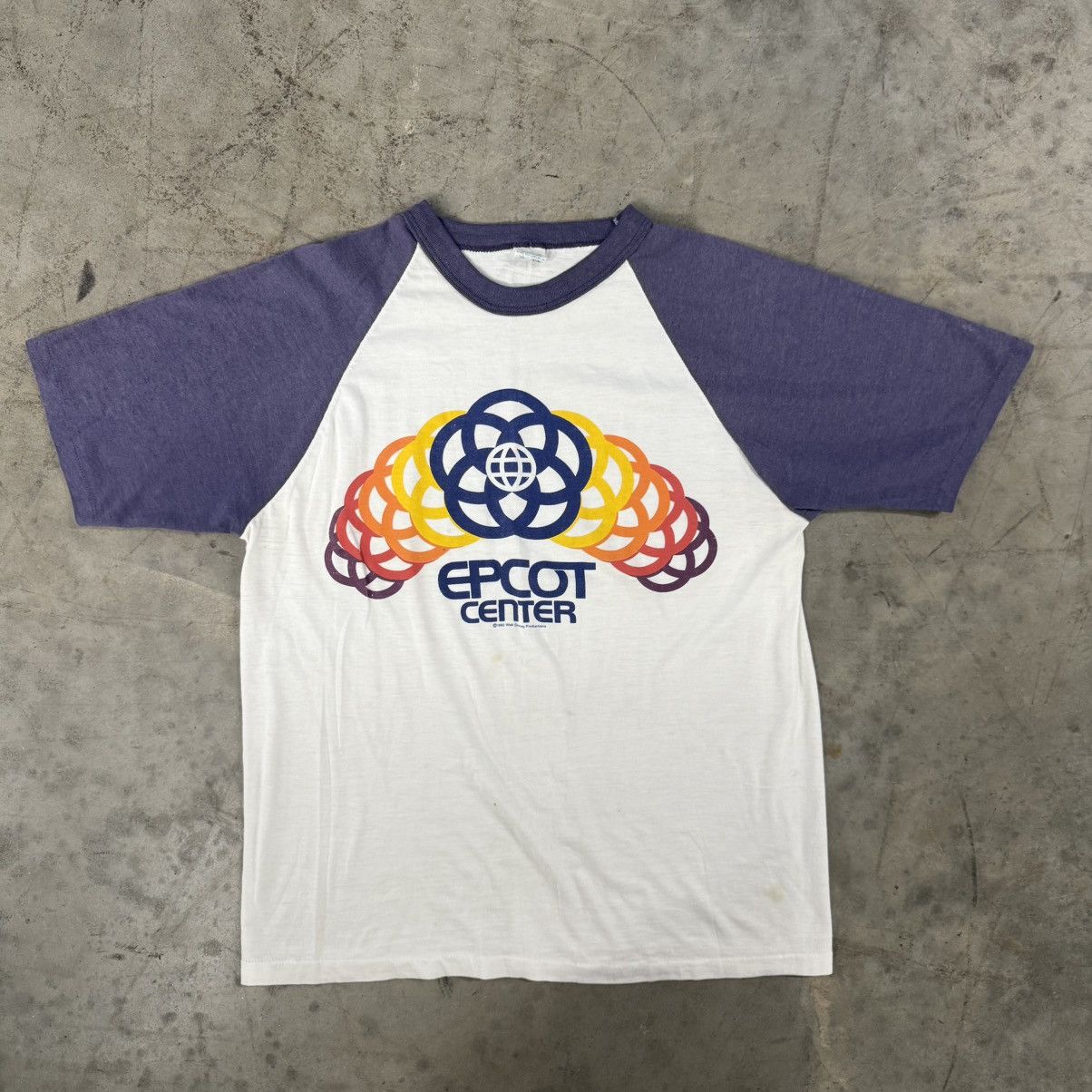 Disney Vintage 1982 EPCOT Center Raglan Tee Size L Size US L / EU 52-54 / 3 - 1 Thumbnail