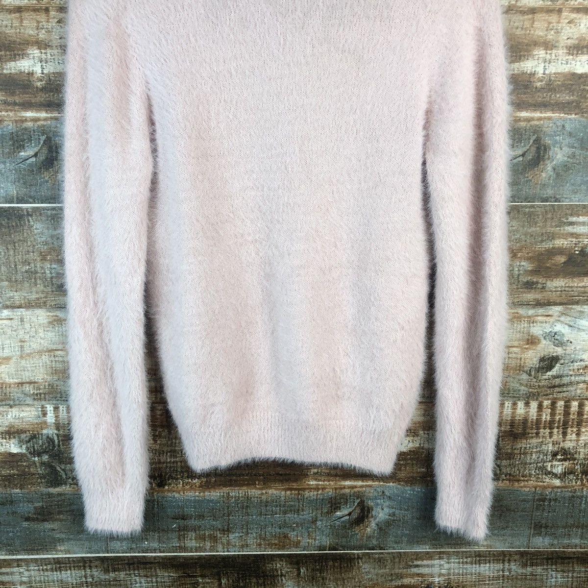 Japanese Brand DL Mish Masch Pink fur shaggy mohair Knitwear #C366 Size S / US 4 / IT 40 - 14 Thumbnail