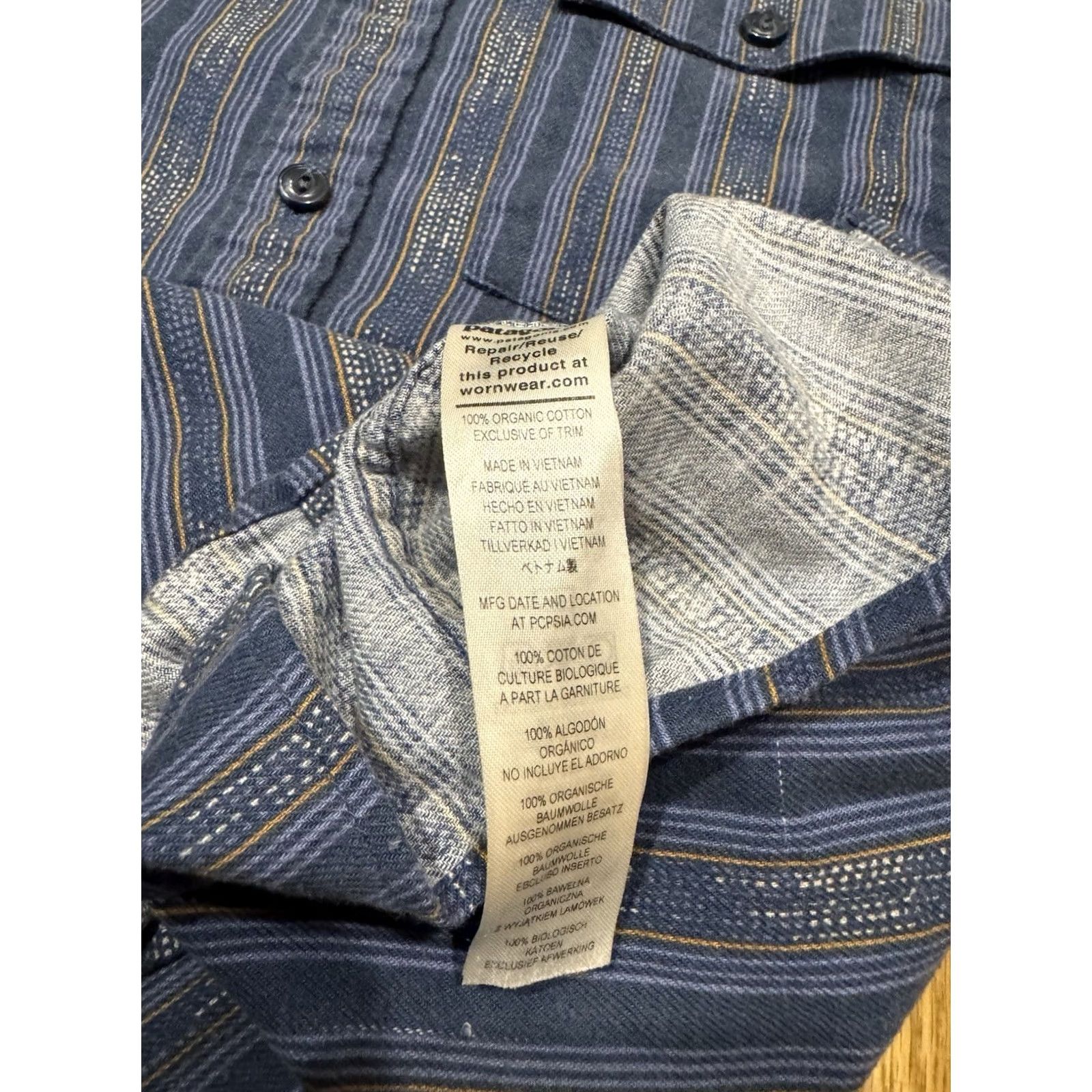 Patagonia Patagonia Fjord Button Flannel Shirt Mens Small Hiking Lightweight Long Sleeve Size US S / EU 44-46 / 1 - 7 Thumbnail