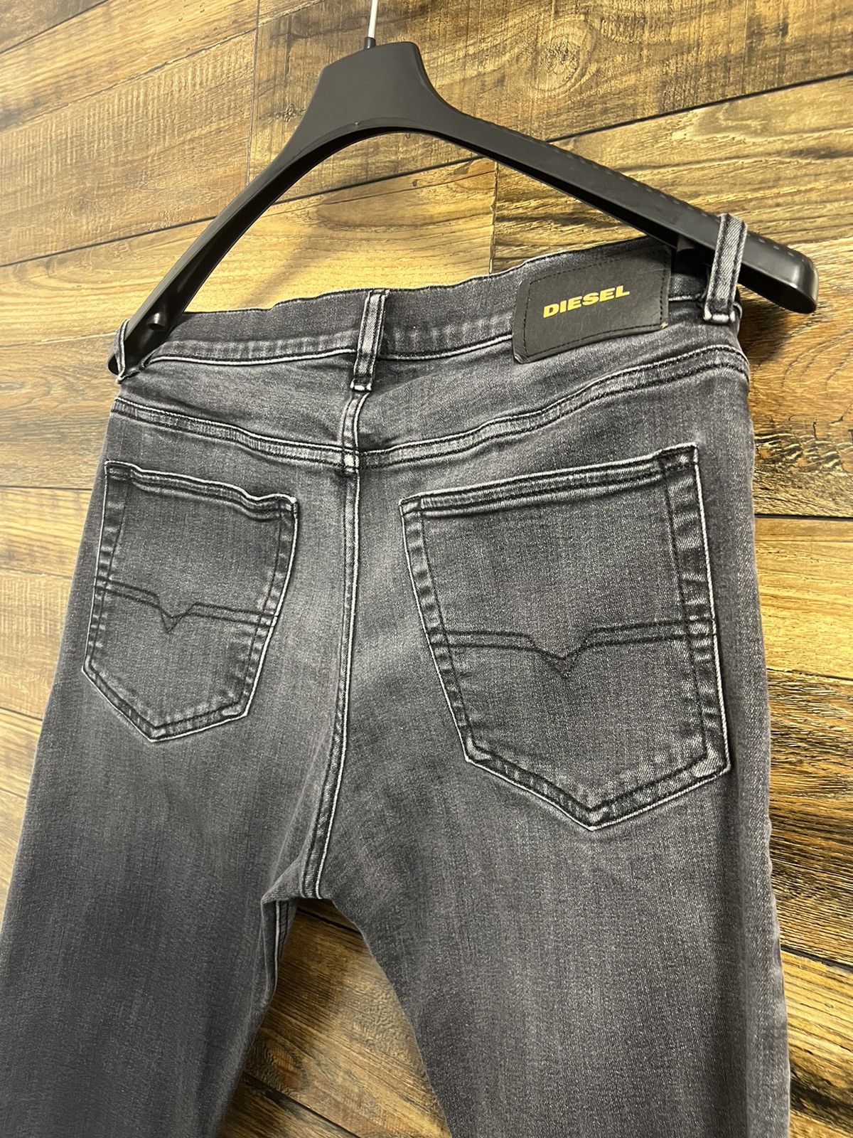 Diesel DIESEL Diesel D-Luster Grey Denim Jeans Slim Fit Stretch Size US 30 / EU 46 - 8 Thumbnail