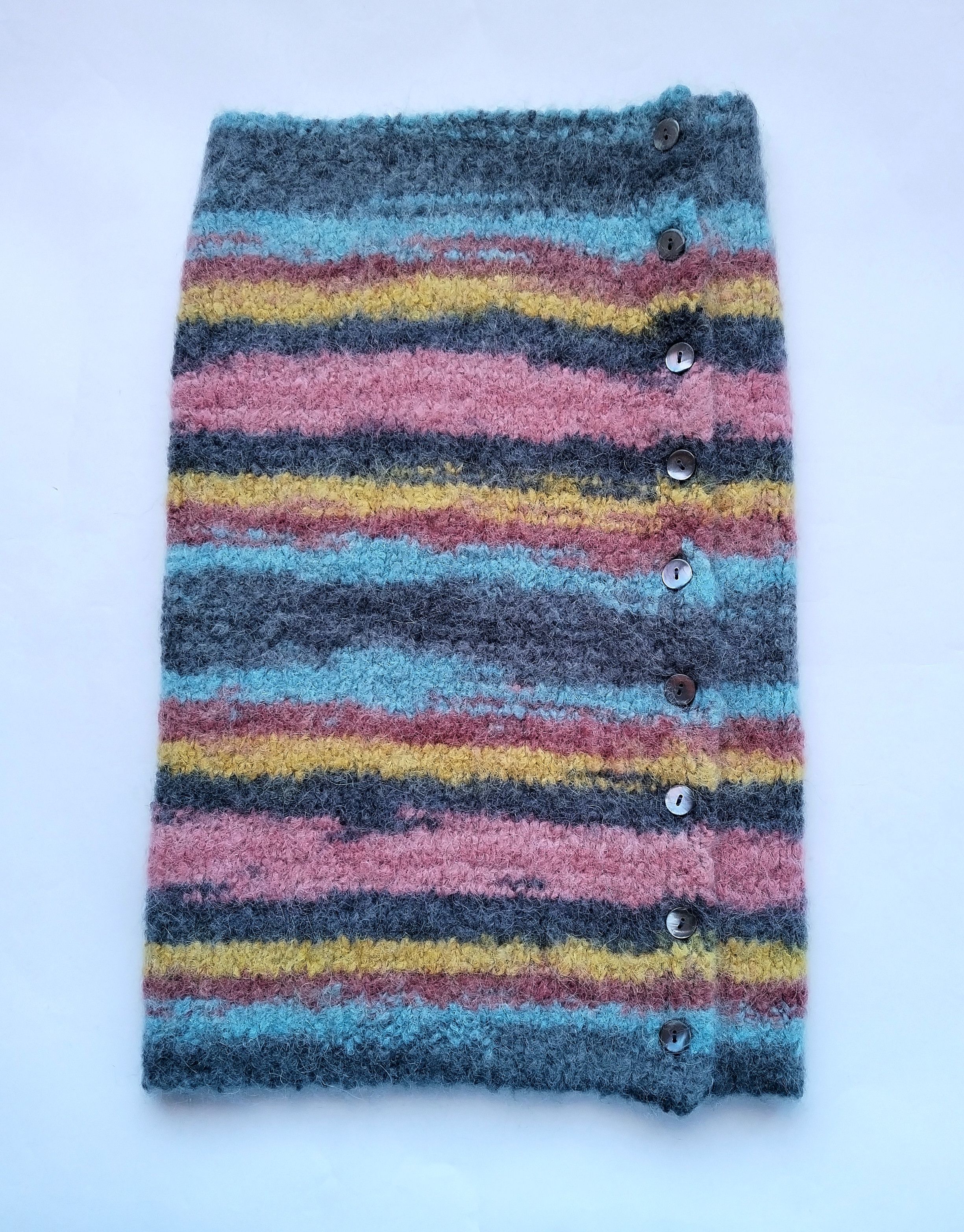 Gimaguas 'Amy' striped knit mini skirt Size 28" / US 6 / IT 42 - 2 Thumbnail