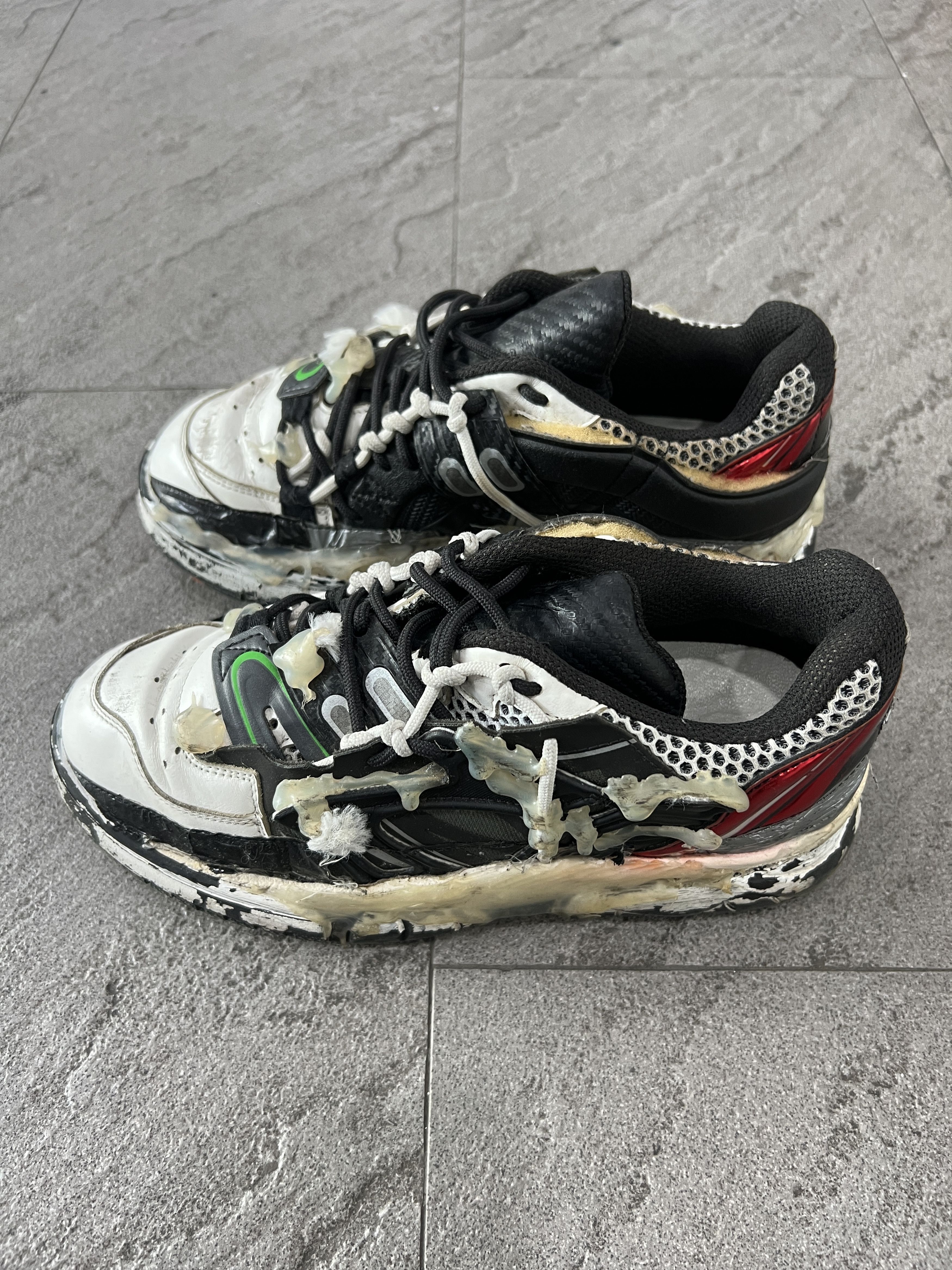 Maison Margiela Maison Margiela Fusion Sneakers Black/Red Size US 6.5 / EU 39-40 - 2 Thumbnail
