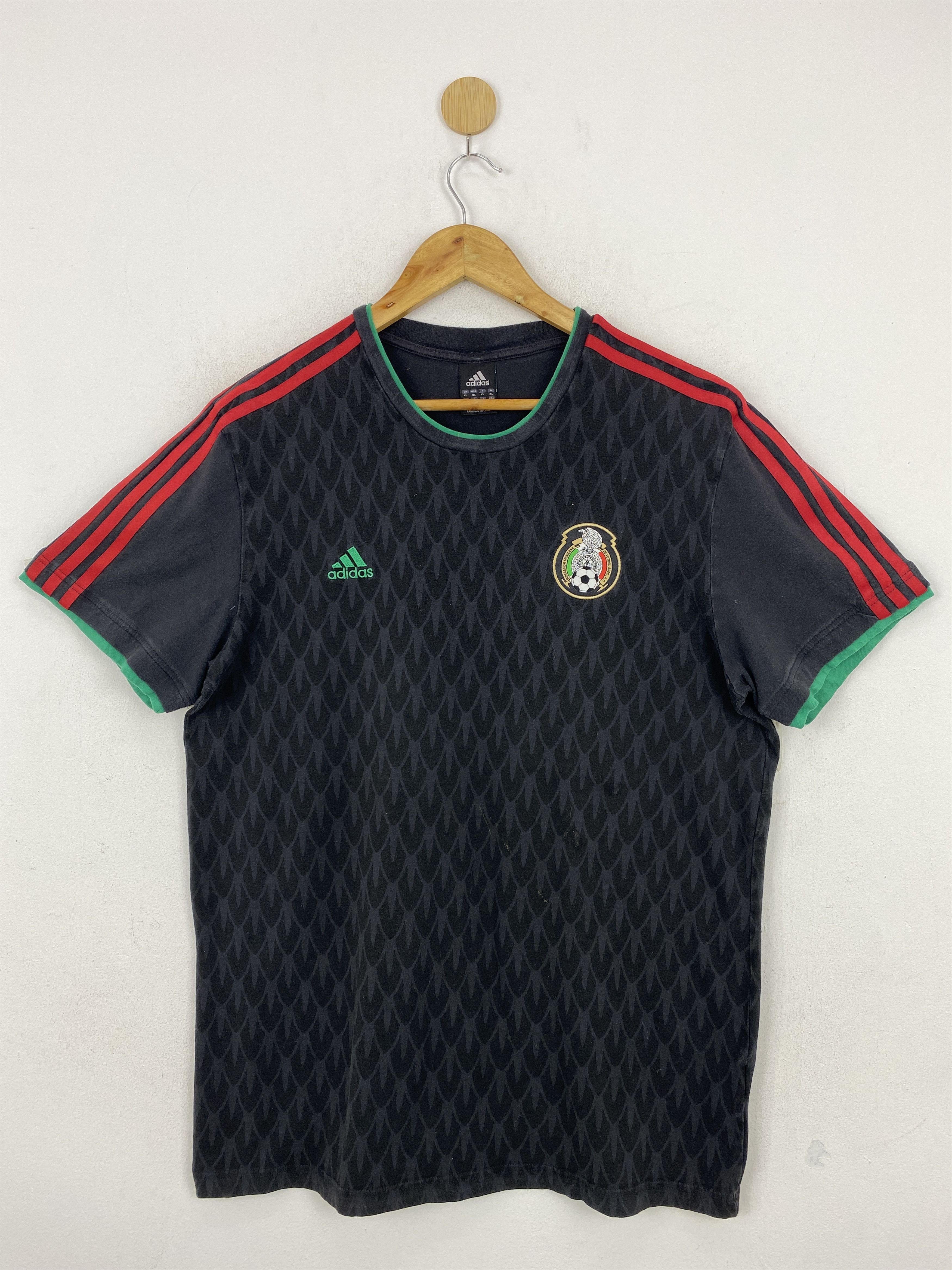 Vintage Vintage Adidas Mexico Football Association Tee TA0551 Size US XL / EU 56 / 4 - 1 Thumbnail