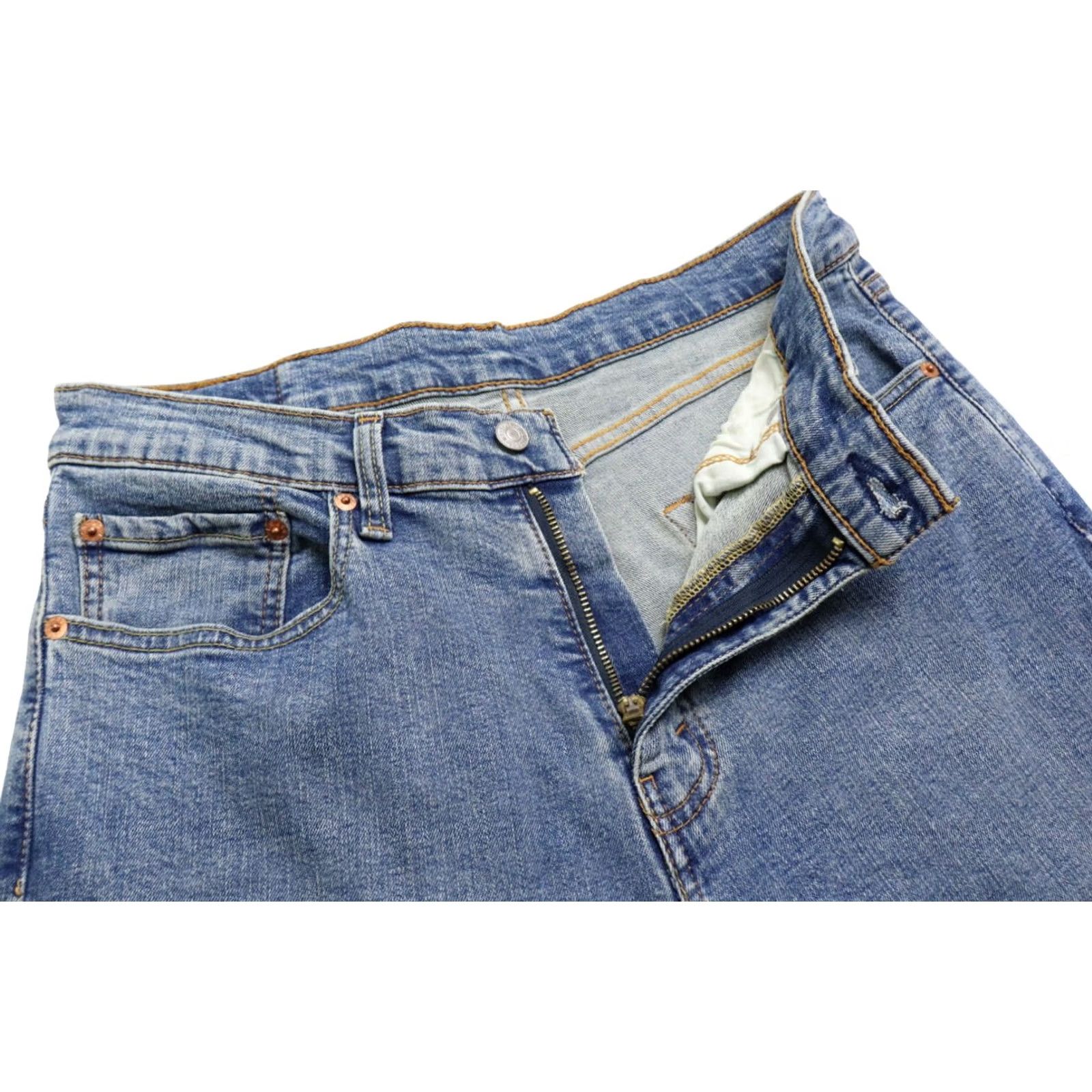 Levi's LEVI'S 512 Jeans Slim Tapered W34/L32 Zip Fly High Rise Denim Blue Mens Jeans Slim Tapered 512 Levi's Size US 34 / EU 50 - 4 Thumbnail