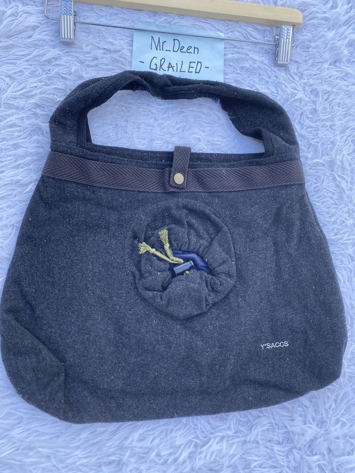 Yohji Yamamoto Rare Y’saccs Yohji Yamamoto Wool Bag Size ONE SIZE - 5 Thumbnail