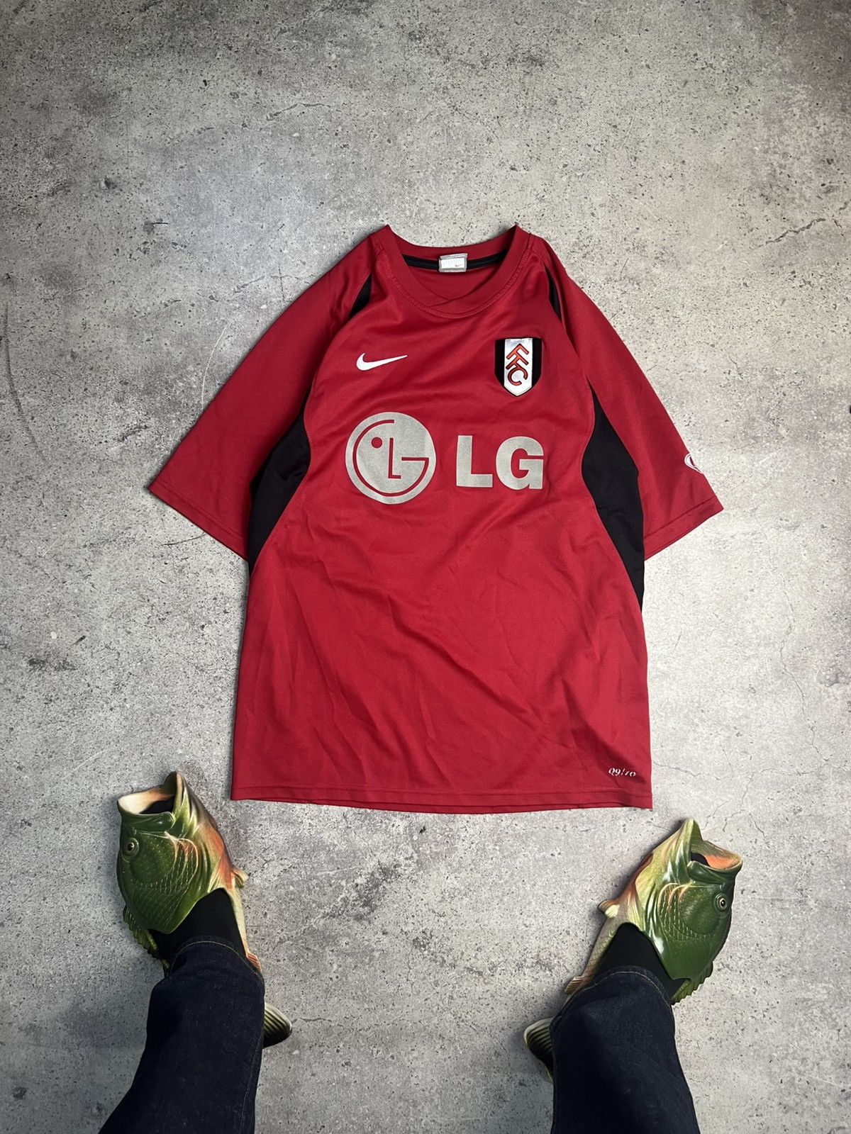Nike Nike Fulham 2009/10 Shirt M Size US M / EU 48-50 / 2 - 1 Thumbnail