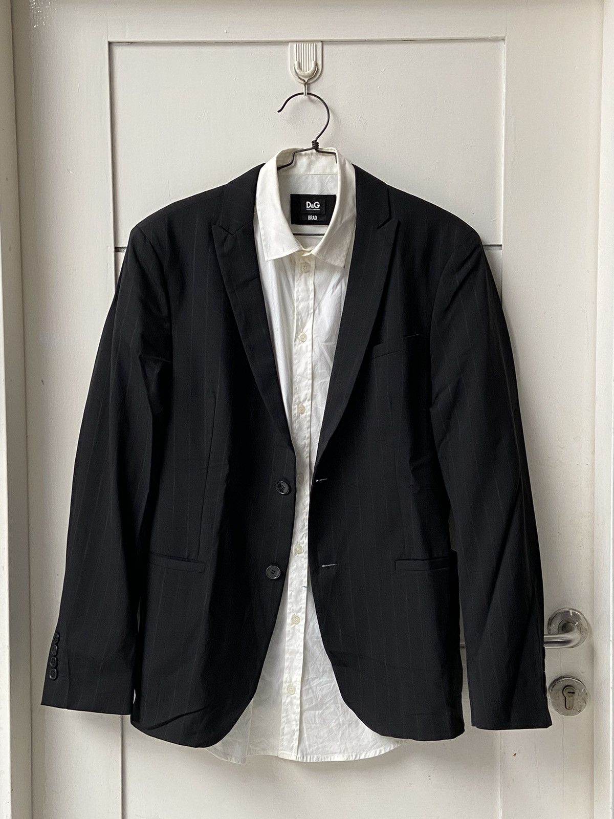 Dolce & Gabbana DOLCE & GABBANA White Shirt Suit Size US S / EU 44-46 / 1 - 6 Thumbnail