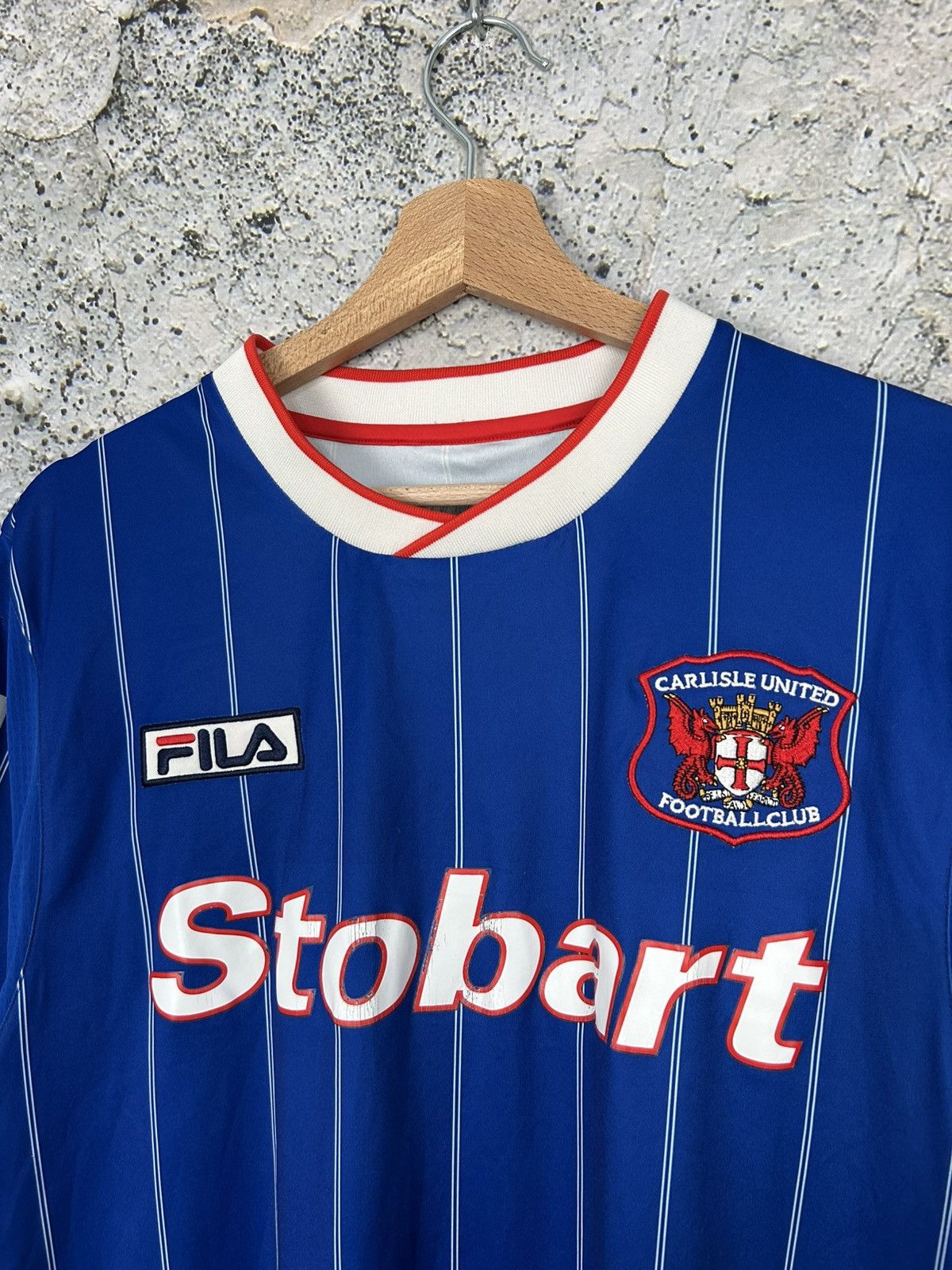 Fila Vintage Carlisle United FC Fila Soccer Jersey Football Rare Size US L / EU 52-54 / 3 - 3 Thumbnail