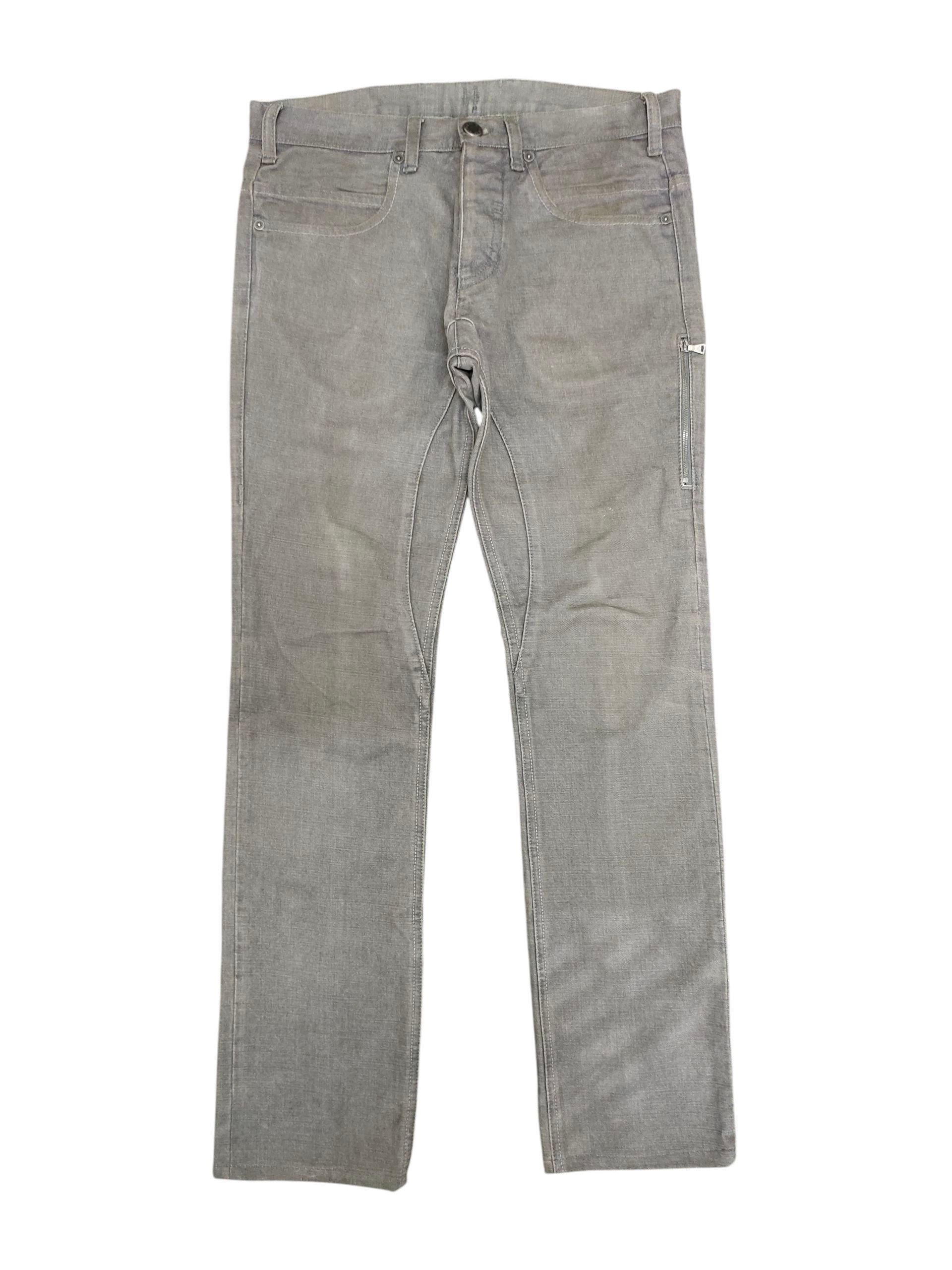 Neil Barrett Double Knee Jeans - Buckle Back Denim