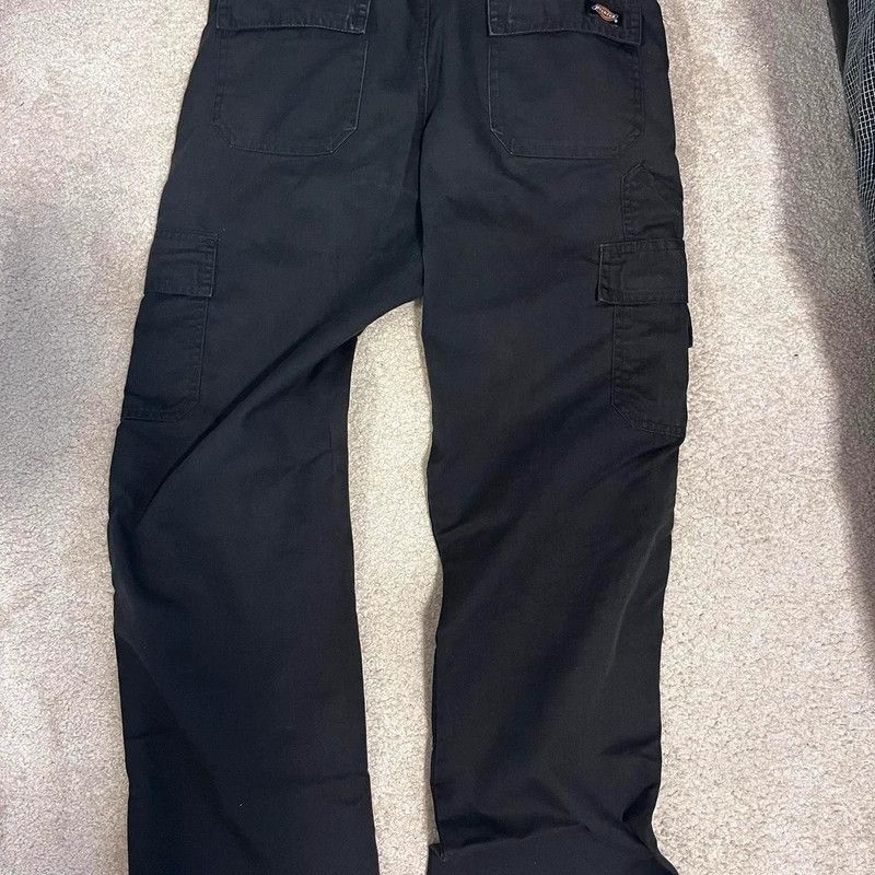 Dickies Dickies Black Cargo Trousers W32 Size US 32 / EU 48 - 2 Thumbnail