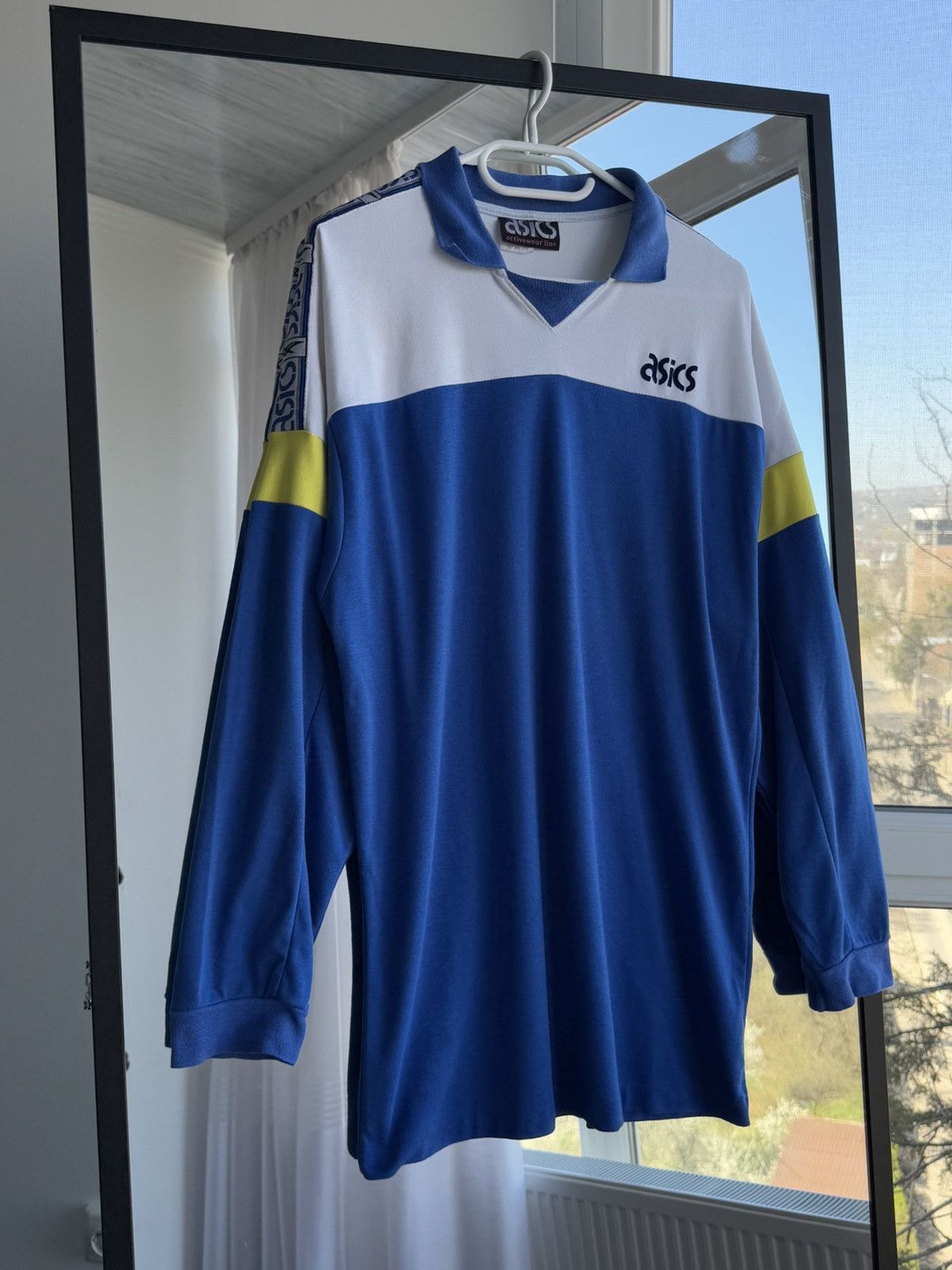 Asics × Vintage Vintage ASICS Template Long Sleeve 90s Football Jersey Size US XL / EU 56 / 4 - 1 Thumbnail