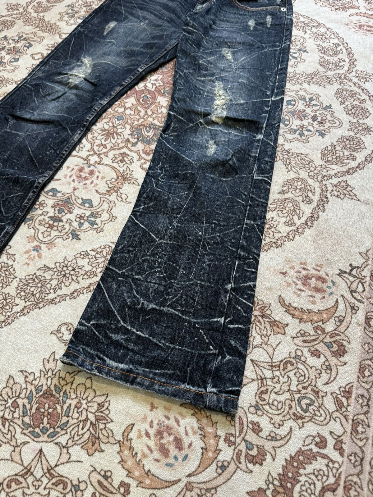 Vintage Vintage Nylaus Japan Flare Jeans Size US 31 - 2 Thumbnail