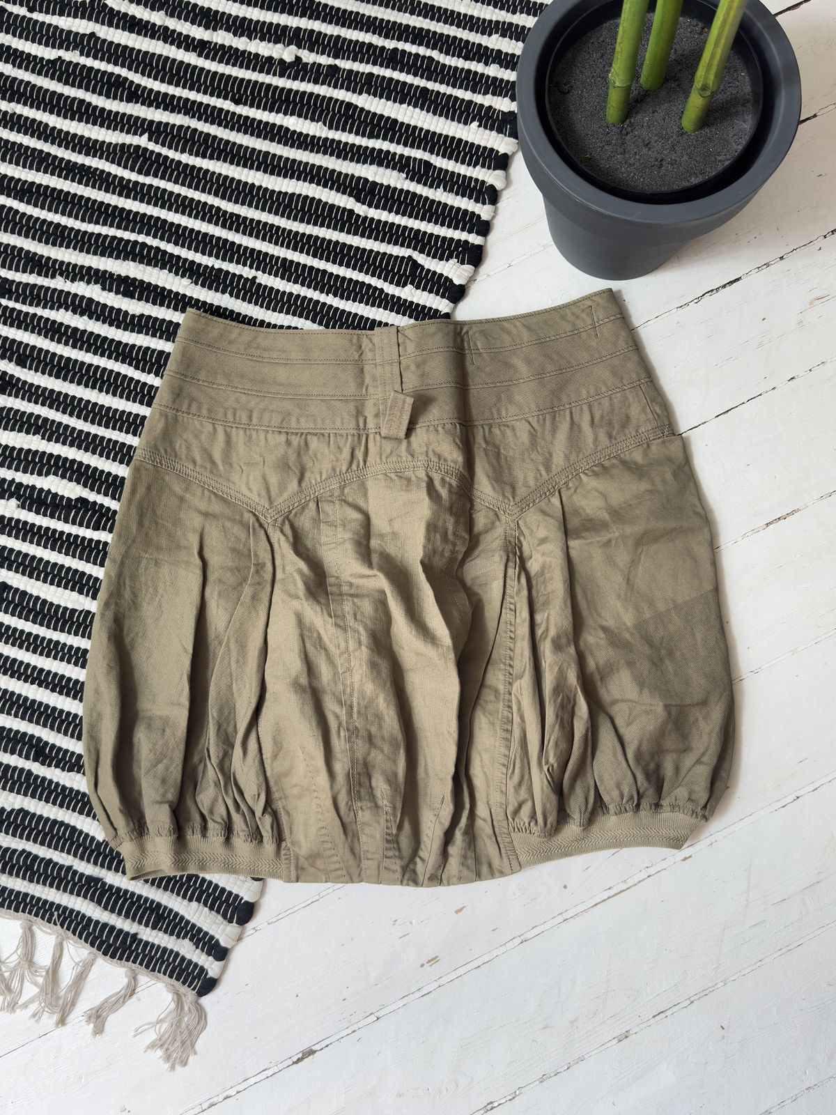 Marithe + Francois Girbaud VINTAGE MARITHE FRANCOIS GIRBAUD AVANT GARDE MINI SKIRT Size 28" / US 6 / IT 42 - 8 Thumbnail