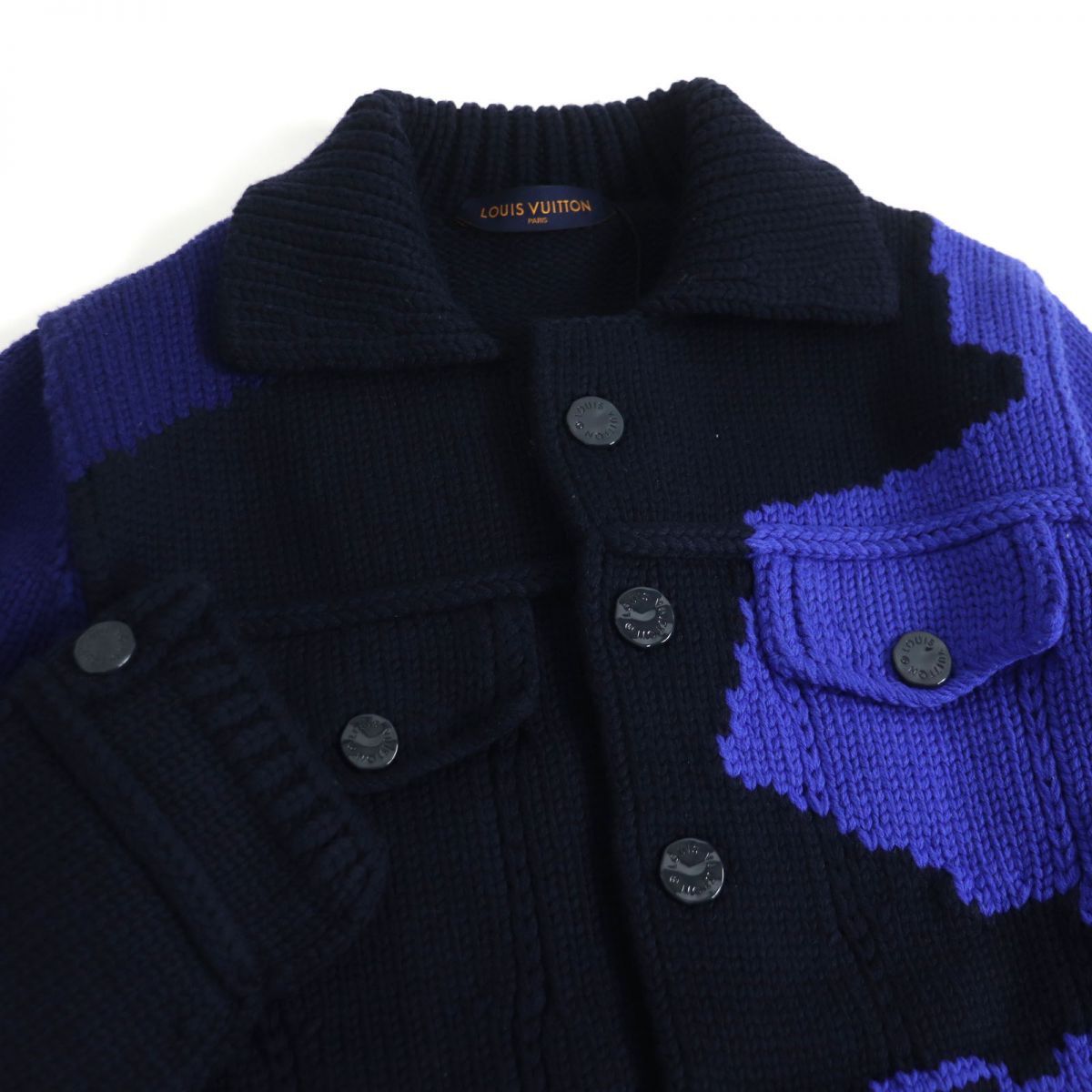 Louis Vuitton Louis Vuitton Intarsia Jacket Size US L / EU 52-54 / 3 - 2 Thumbnail